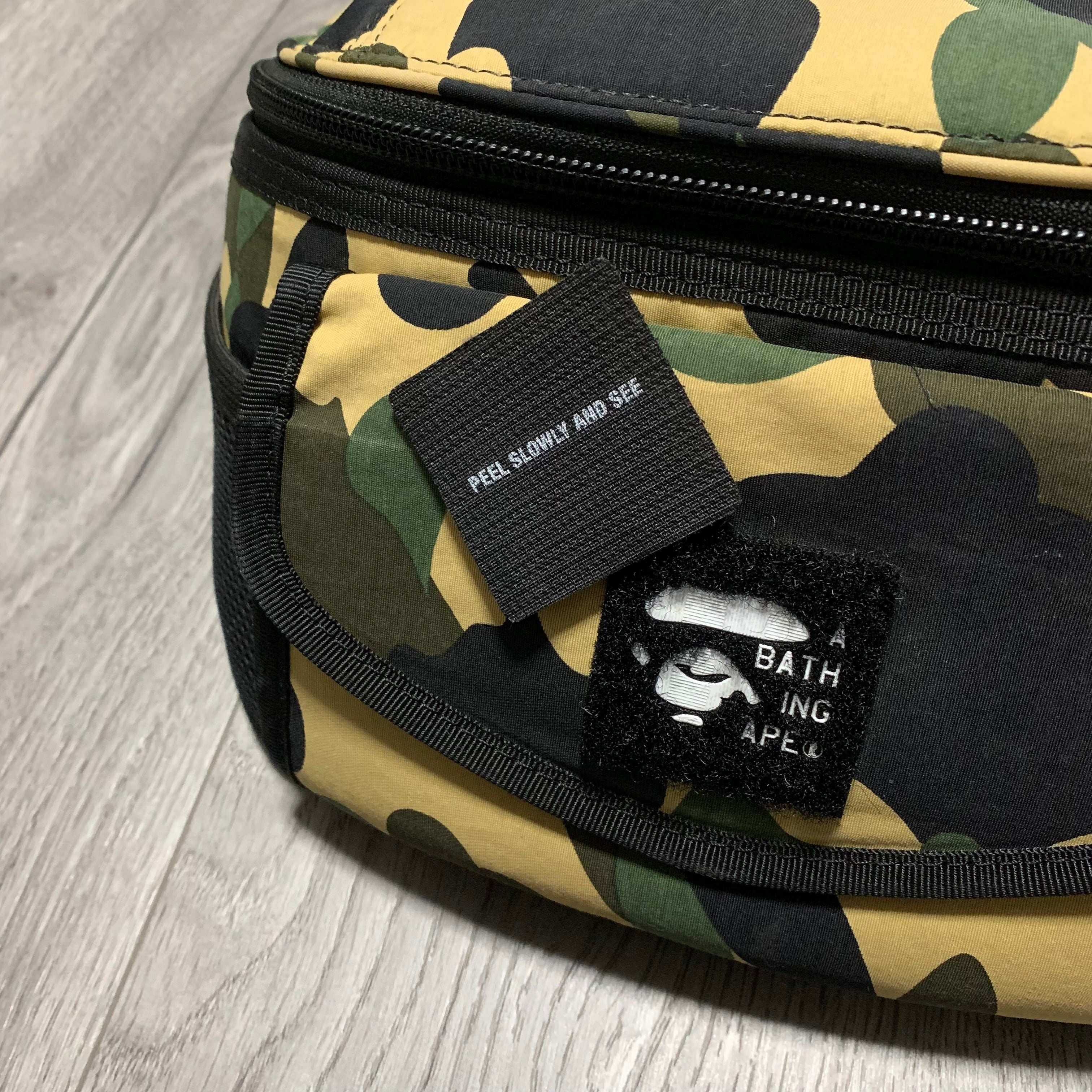 Bape Bag 1st Camo Shoulder & Waist Bag A Bathing Ape Yellow Green