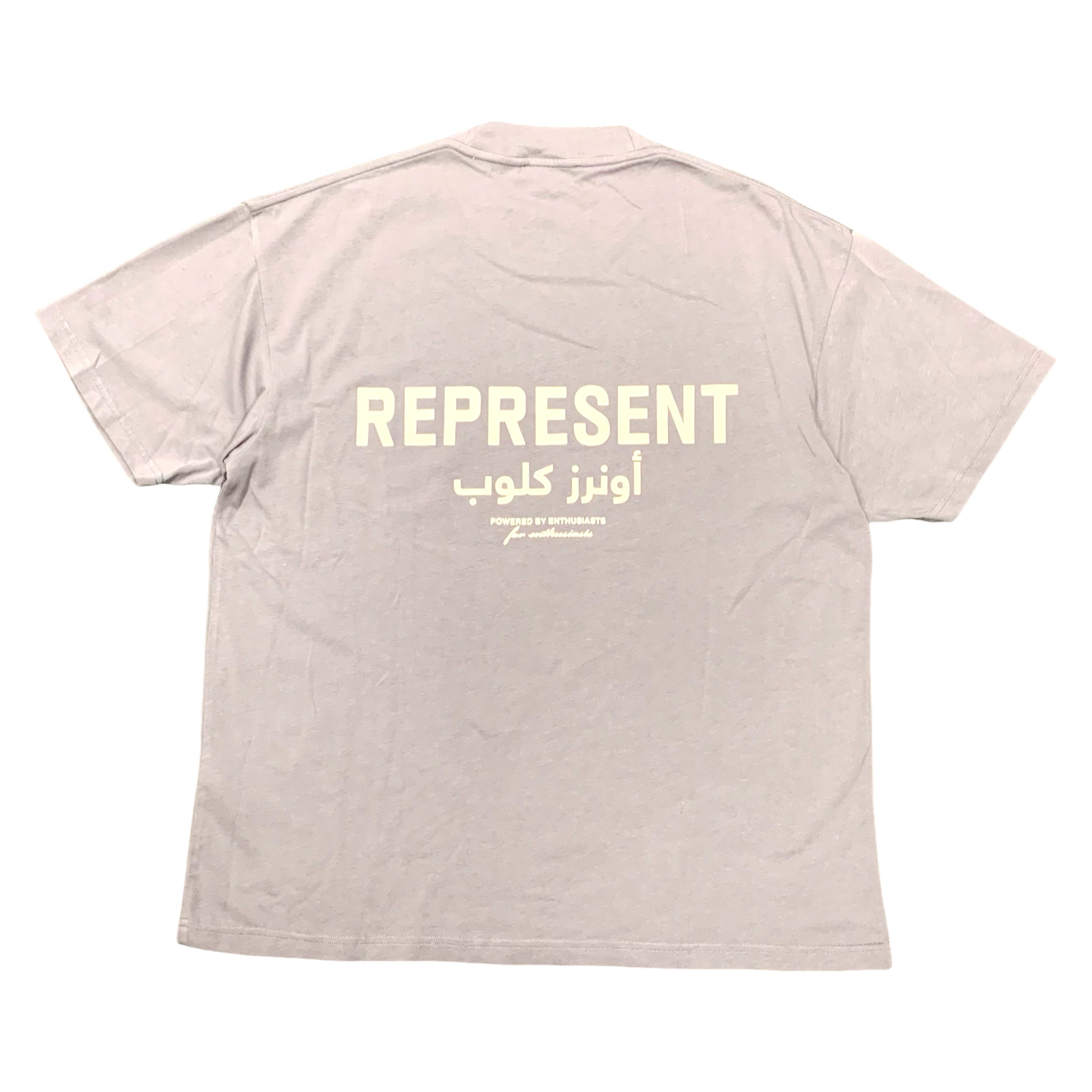 Represent Medium Tee Arabic Owners Club Purple T-Shirt