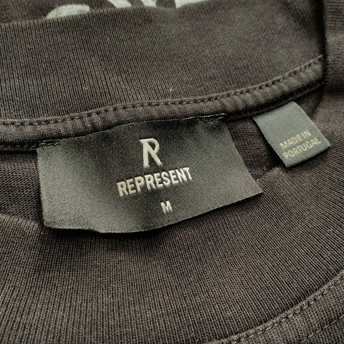 Represent Medium Tee Owners Club Script Jet Black T-Shirt