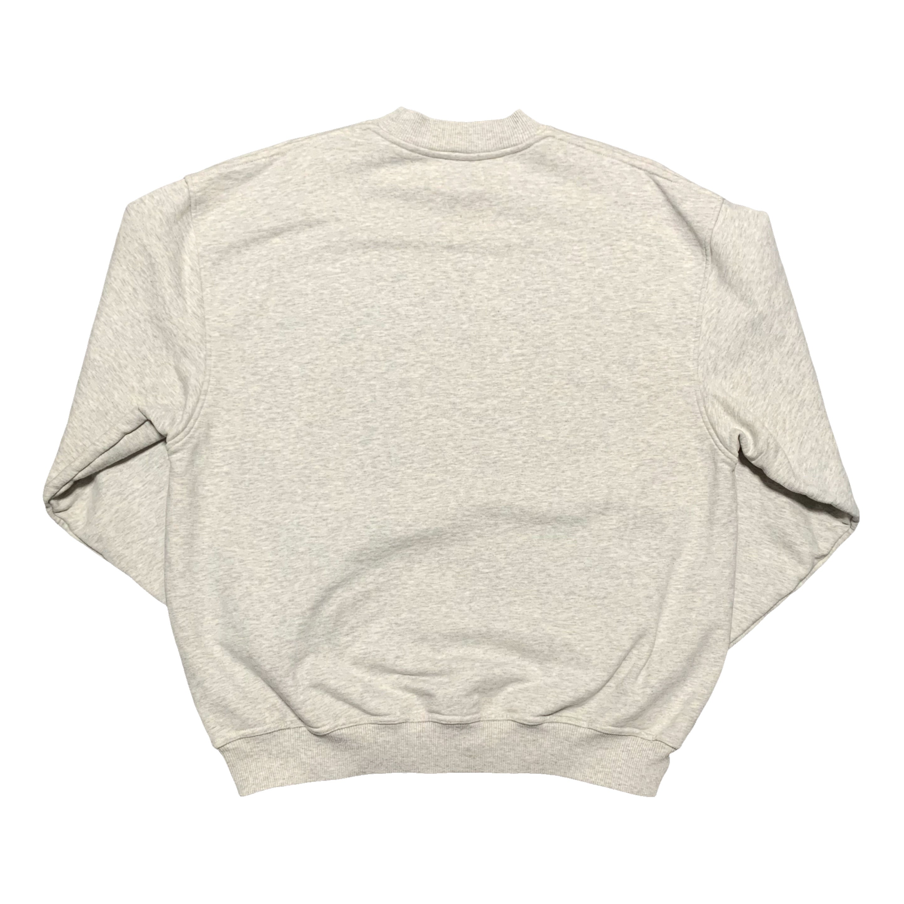 Represent Small Blanks Sweater Sweatshirt Crewneck Marl Grey