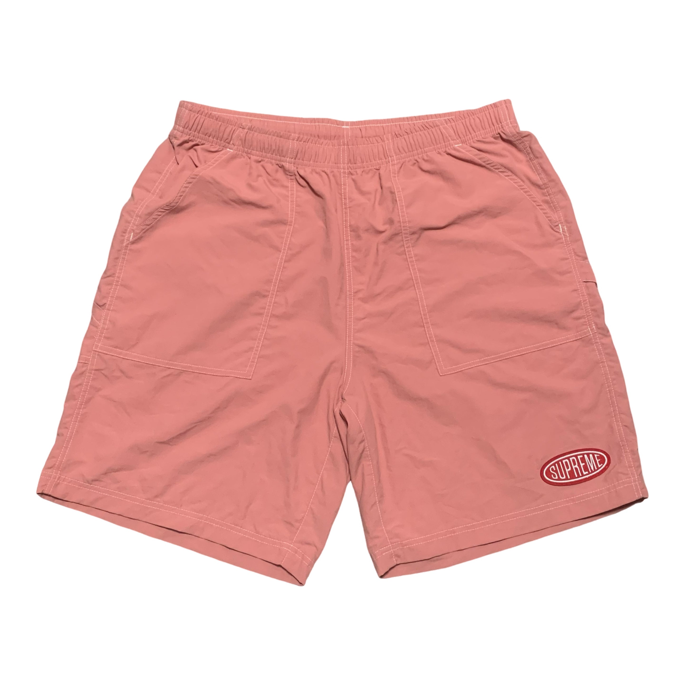 Supreme Large Shorts Nylon Painter Short Dusty Rose Pink Swim Shorts Bottoms