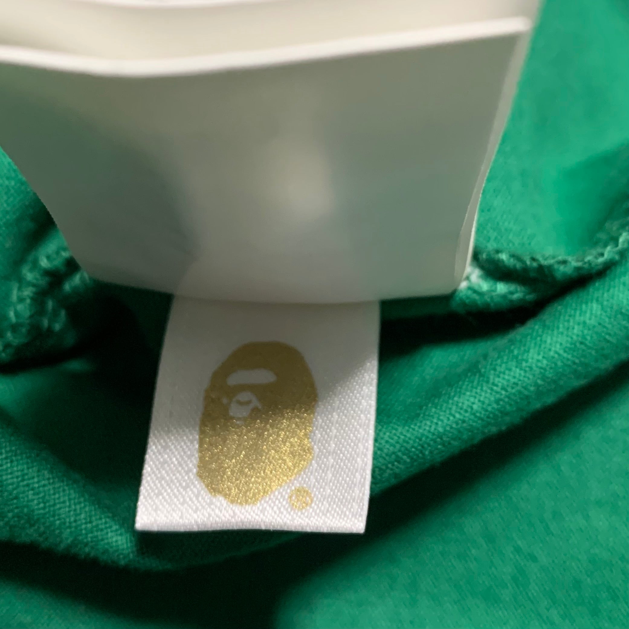 Bape Medium Shark Green Camo Tee A Bathing Ape