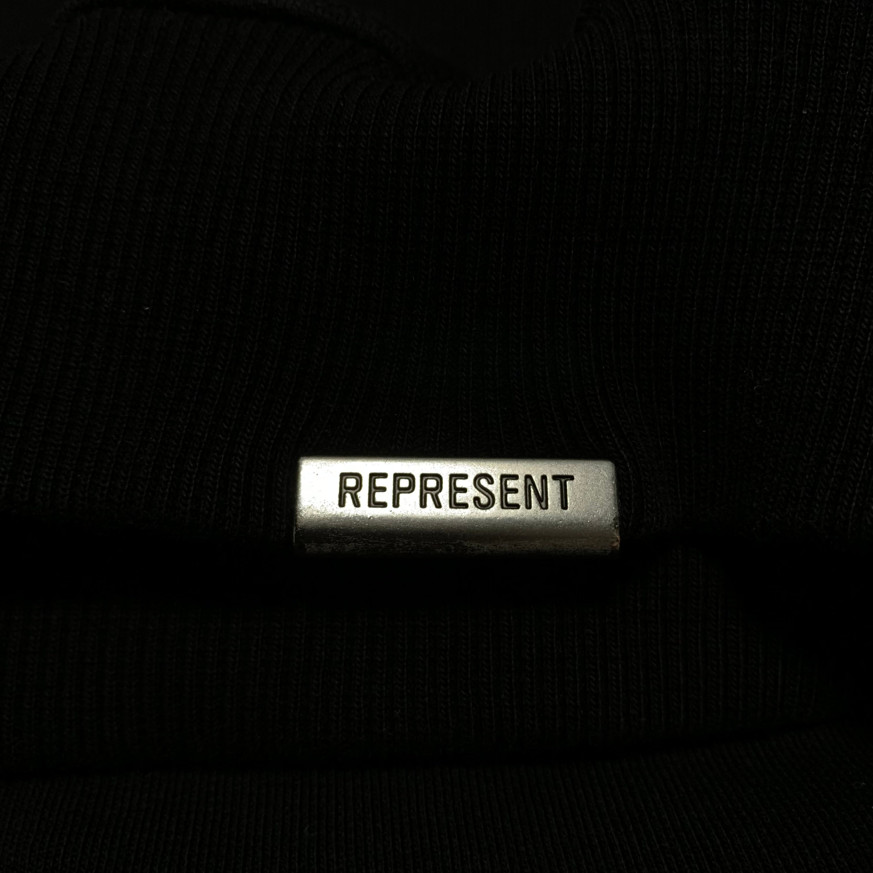 Represent XXS Owners Club Stamp Jet Black Sweater Sweatshirt Crewneck