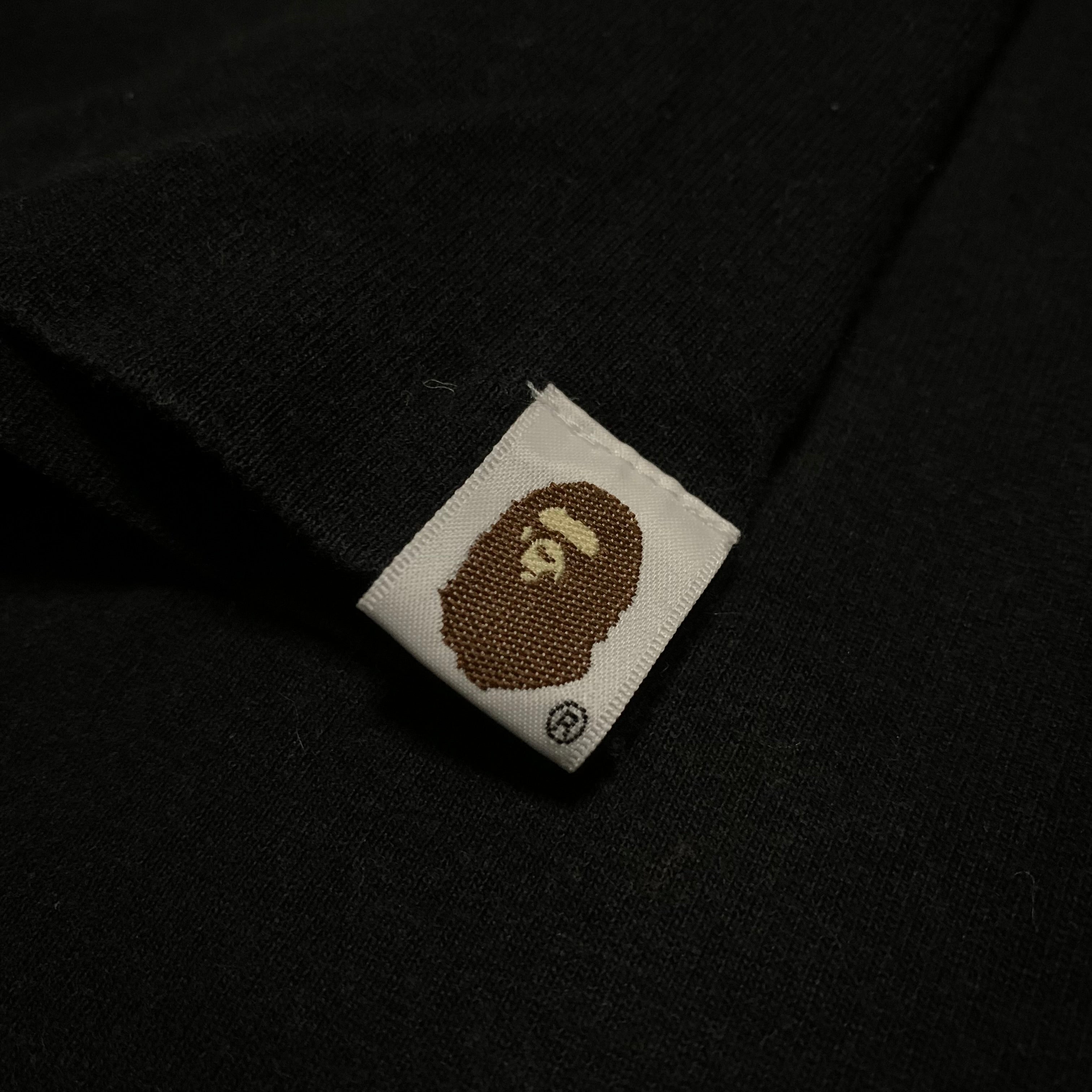 Bape Medium Busy Works Baby Milo Black Tee