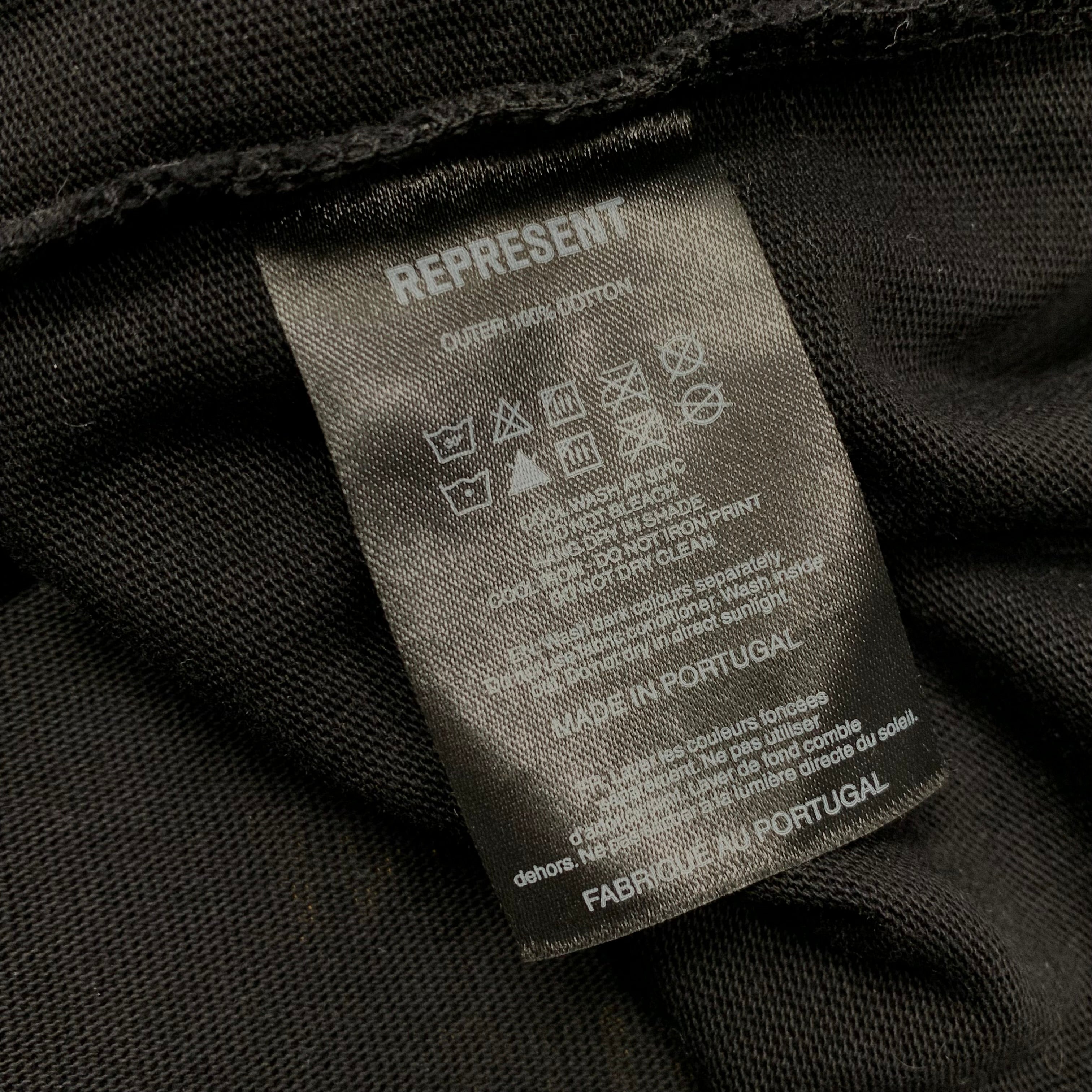 Represent Large Tee Icarus Jet Black T-Shirt