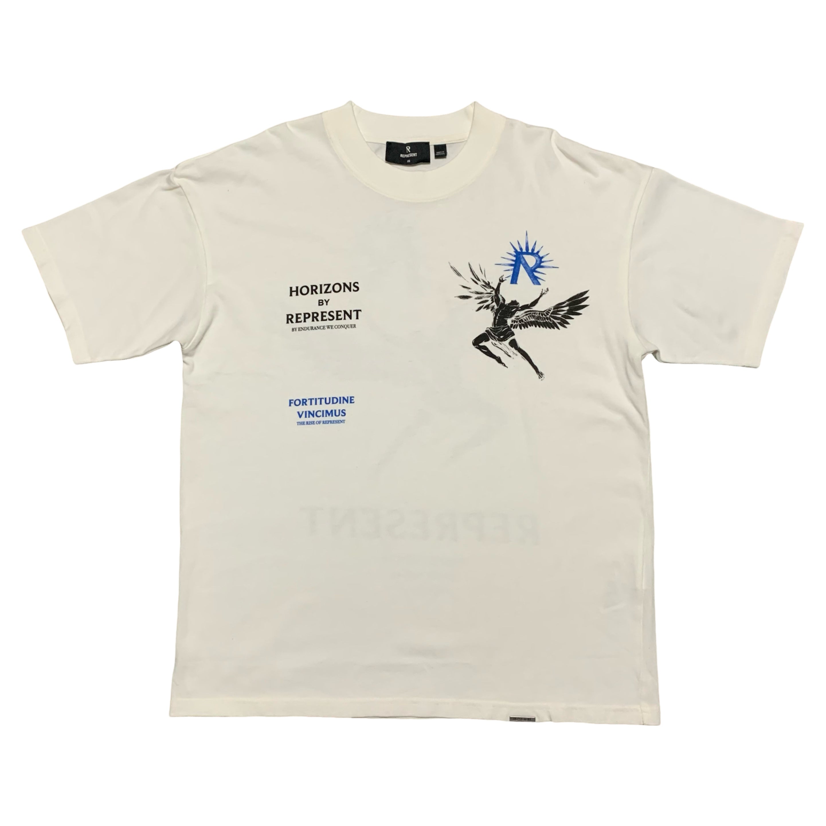 Represent XS Icarus Graphic Flat White Tee