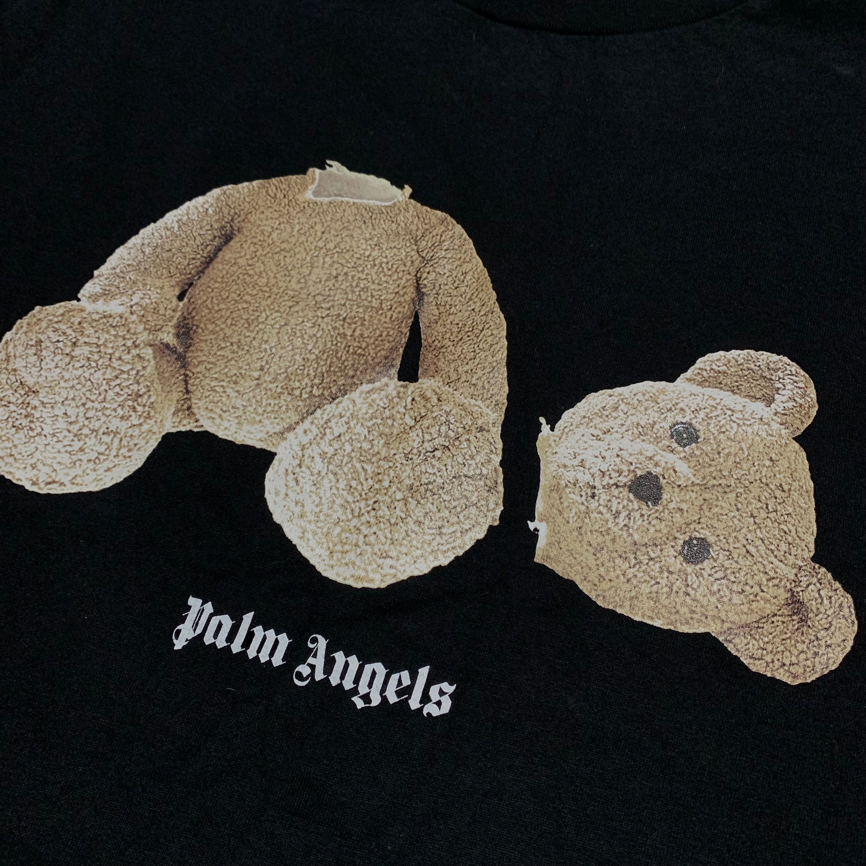 Palm Angels Medium Classic Bear Black Tee