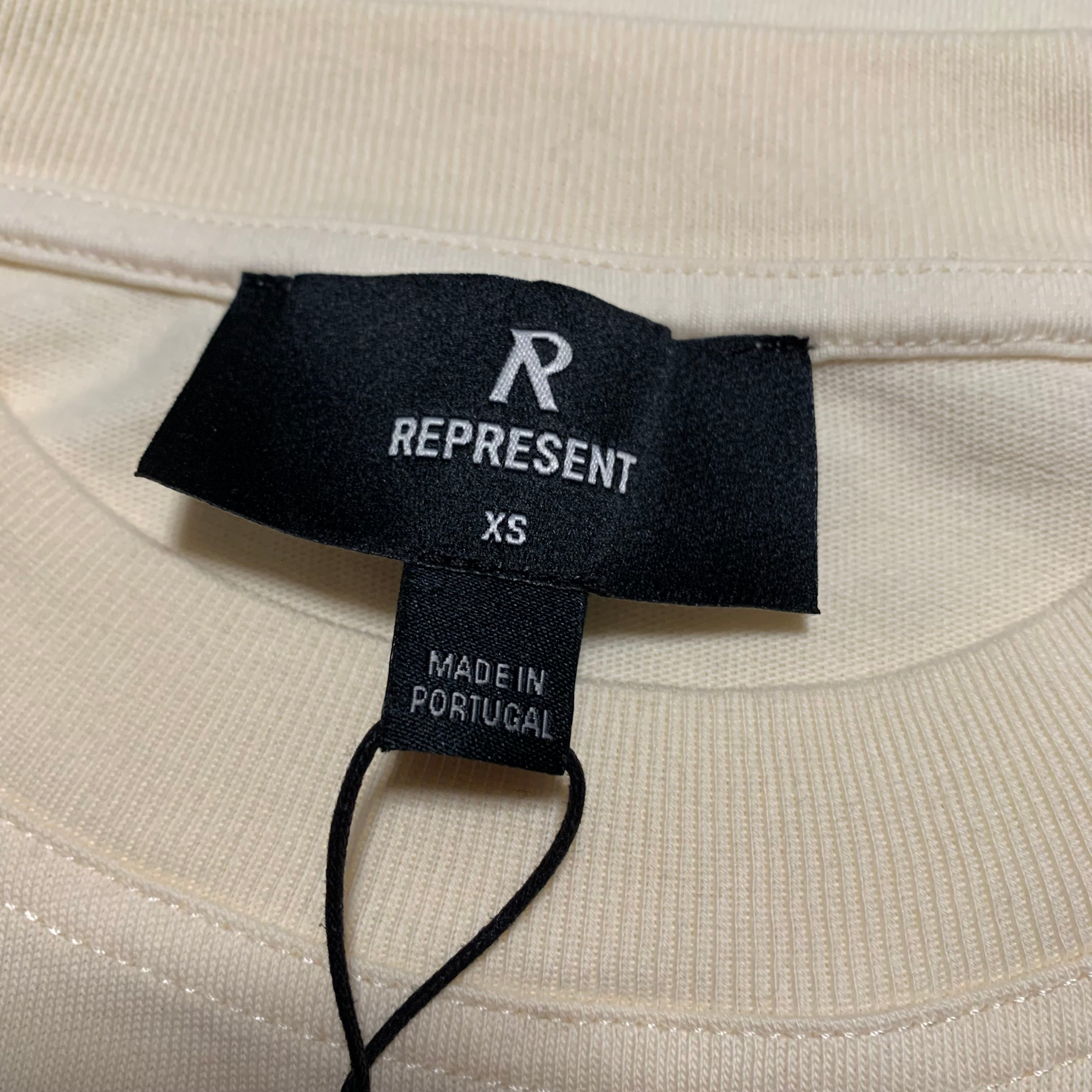 Represent XS Decade Of Speed Cream White Tee