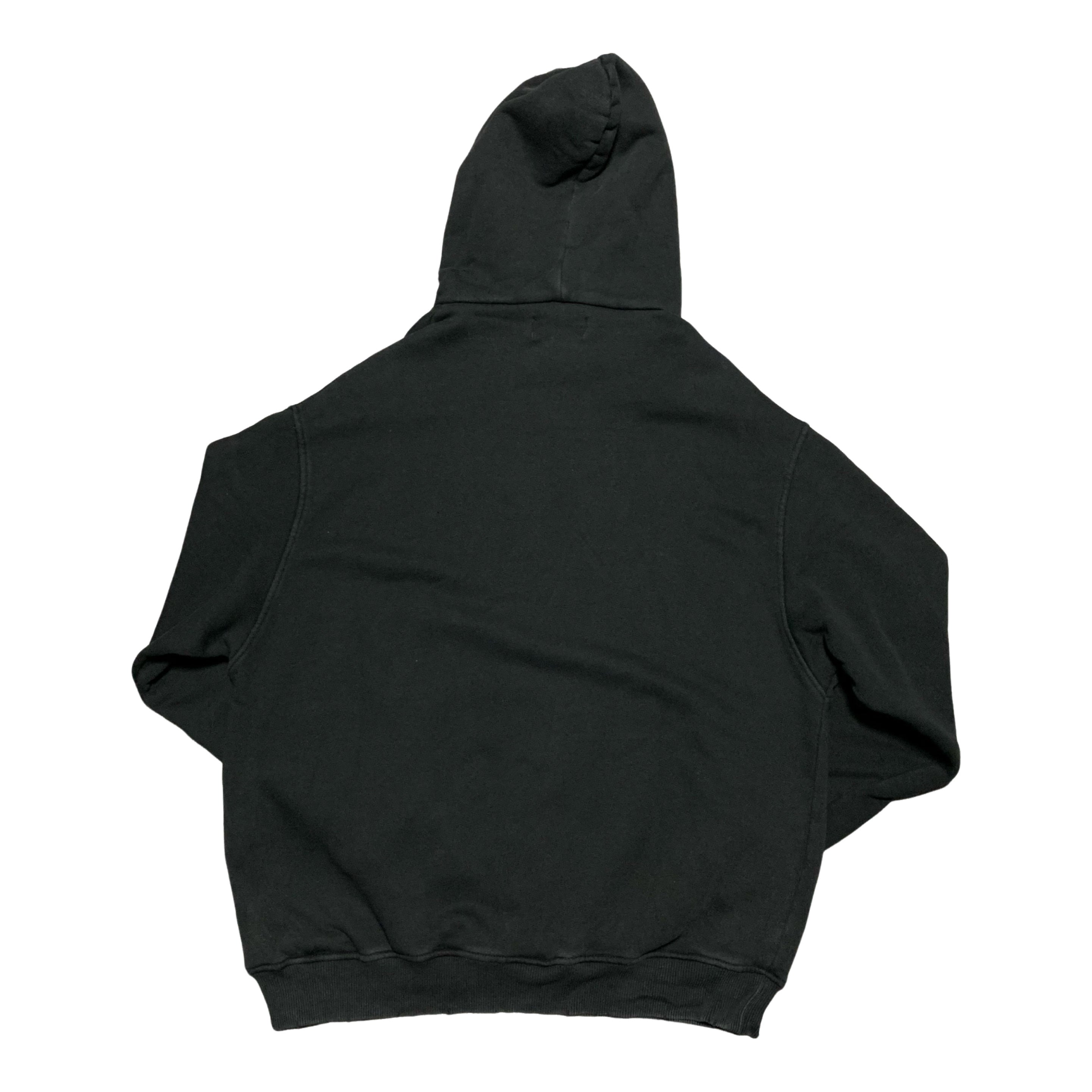 Represent Small Never Ride Faster Vintage Black Hoodie