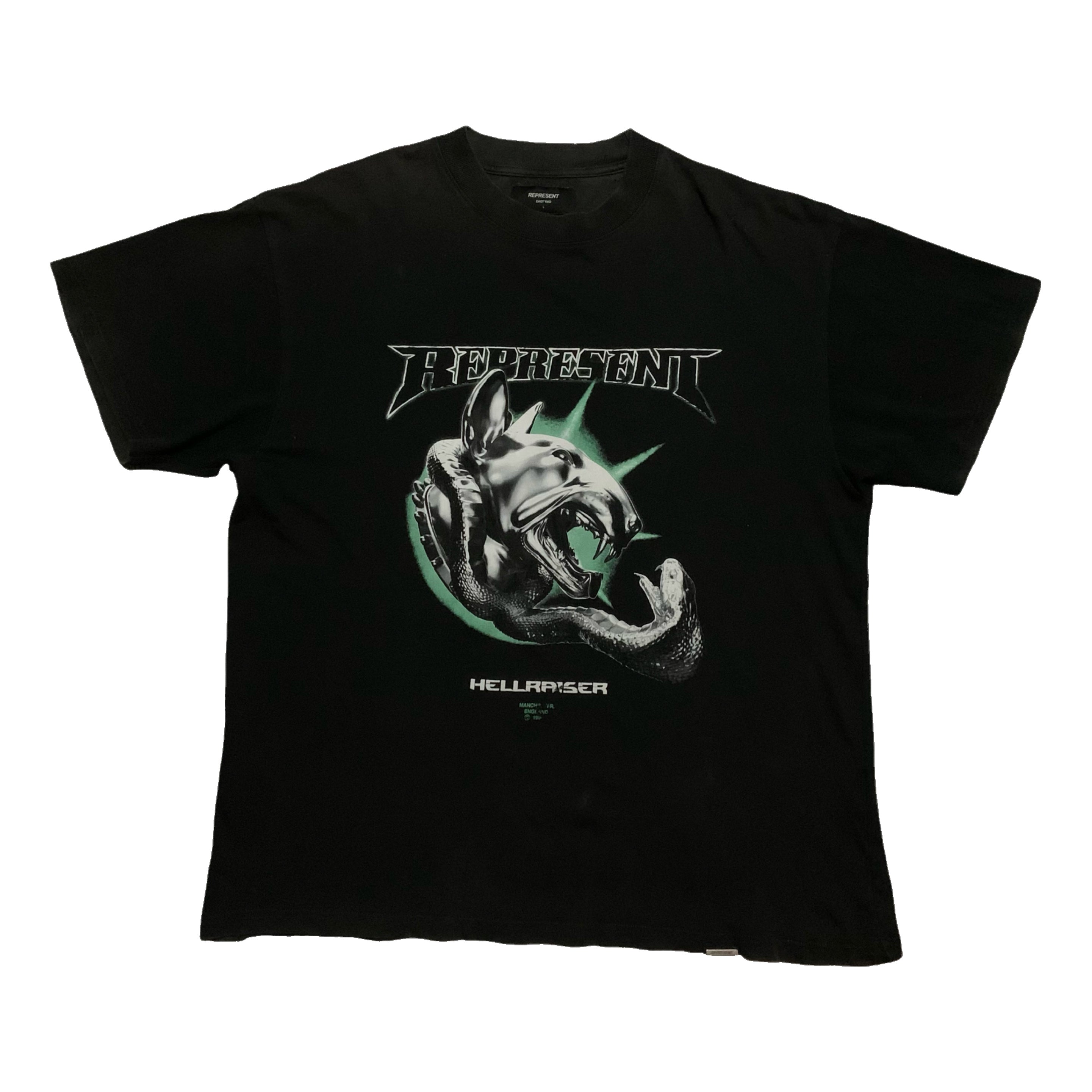 Represent Large HellRaiser Vintage Black Tee