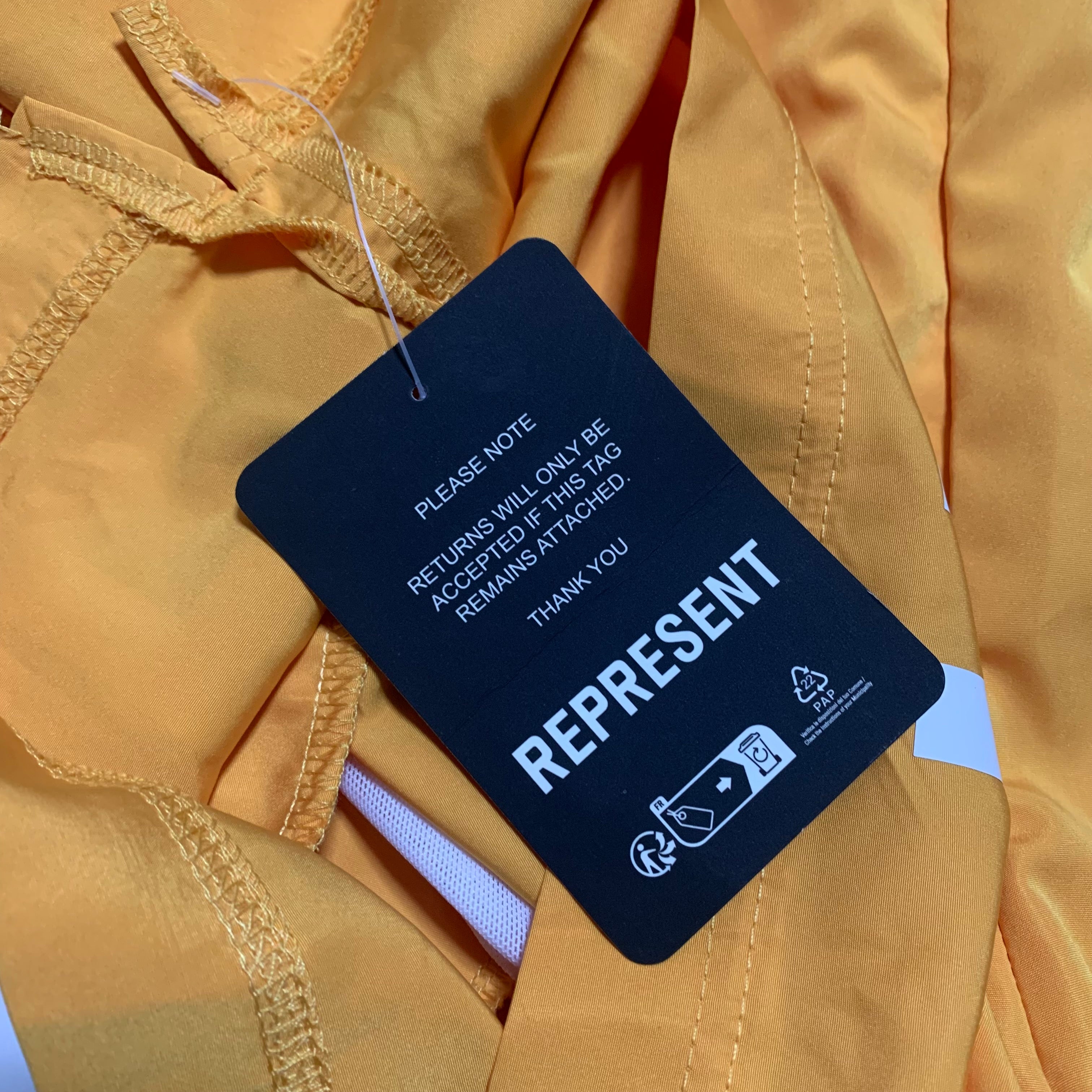 Represent Small Swim Shorts Orange Bottoms