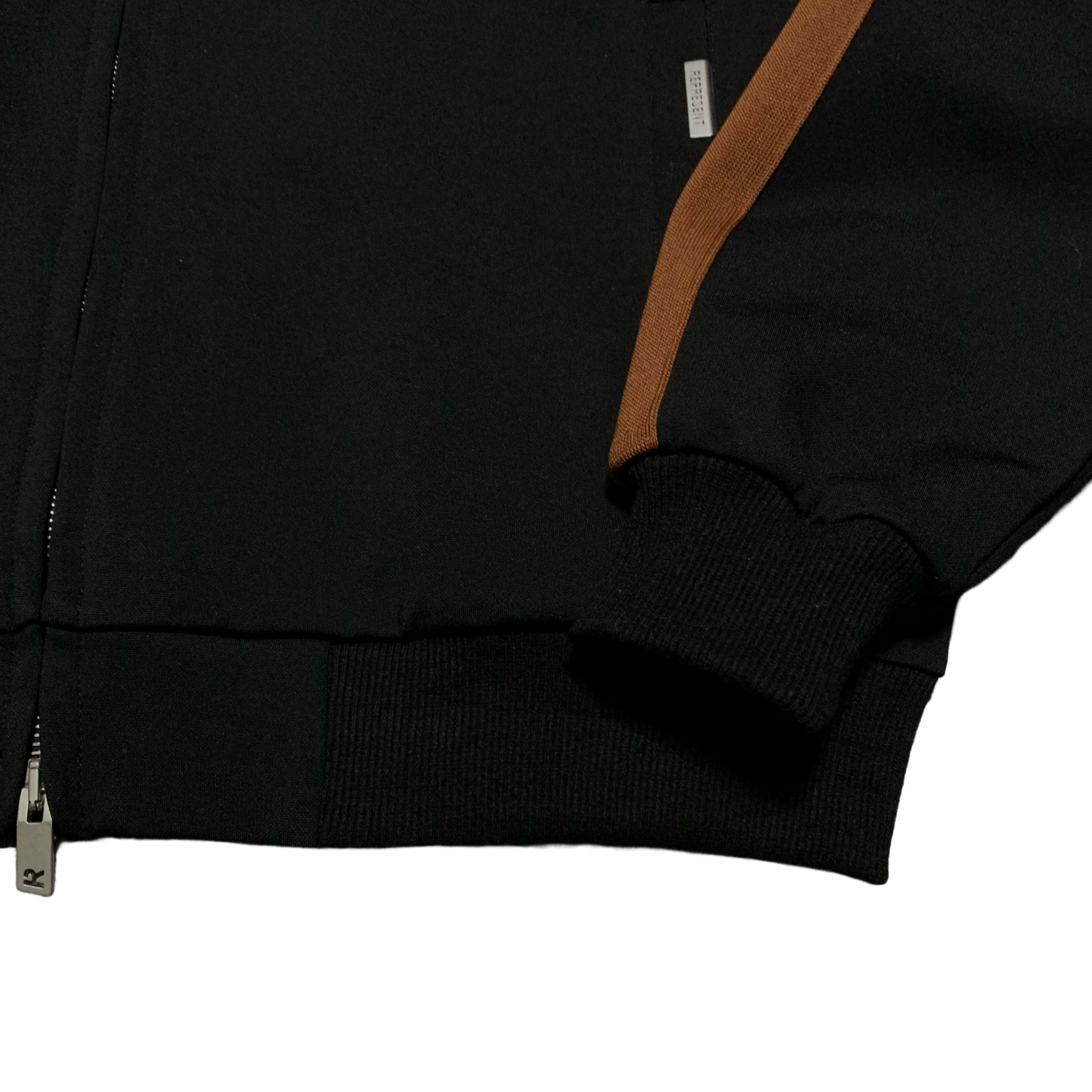 Represent XS Initial Tracksuit Jacket Black Track Top