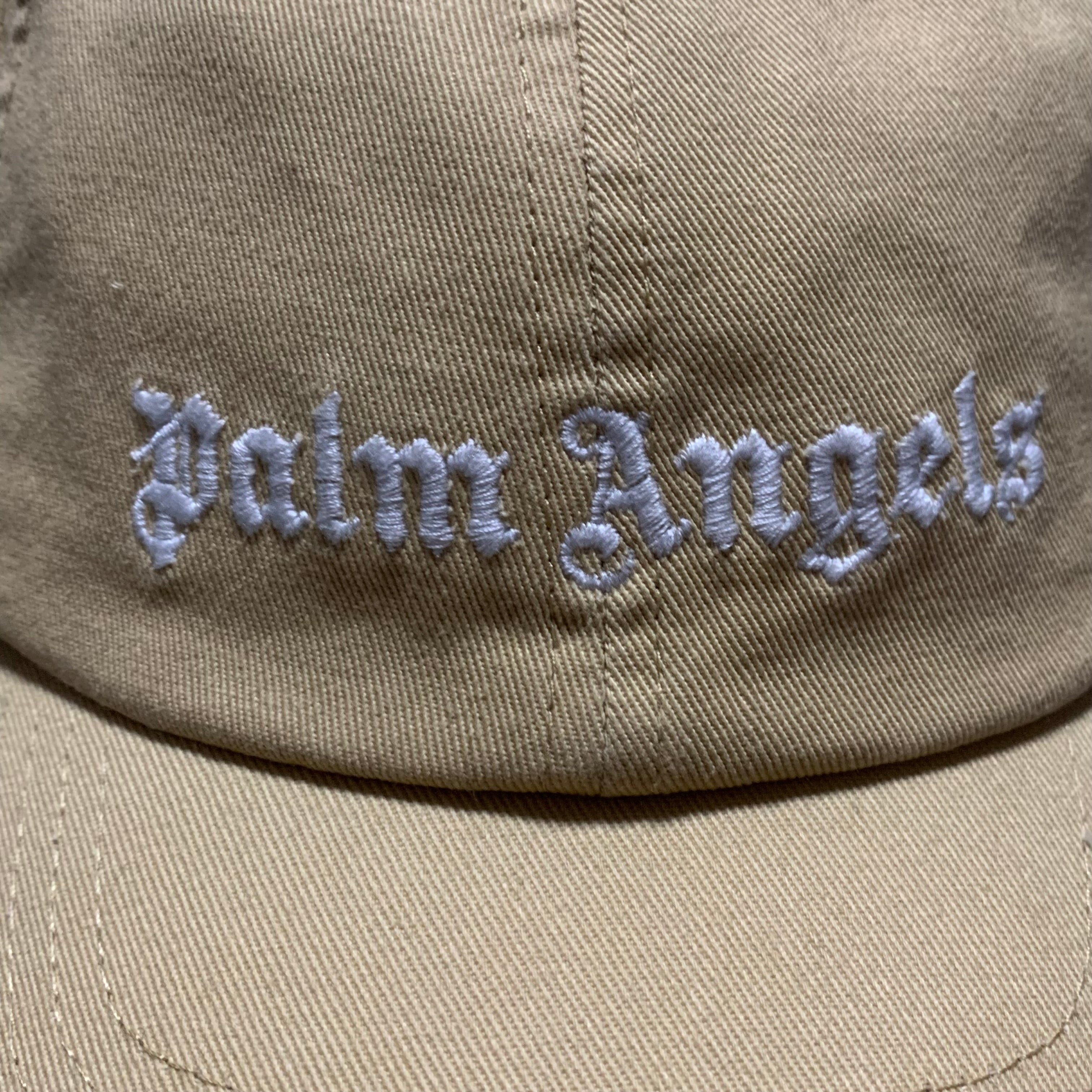 Palm Angels Cap Beige Tan Baseball Cap Hat