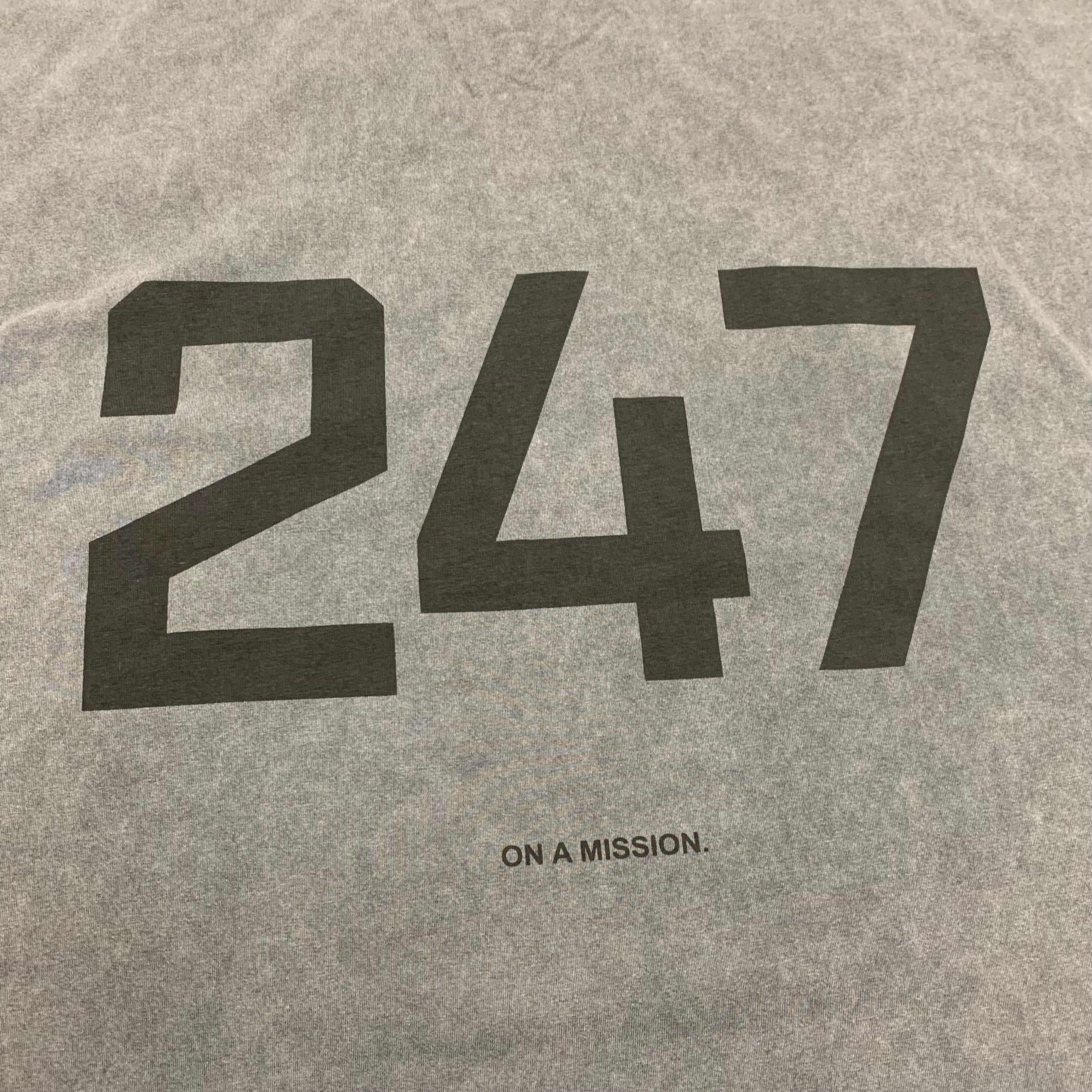 Represent Large Tee 247 Vintage Grey T-Shirt On A Mission
