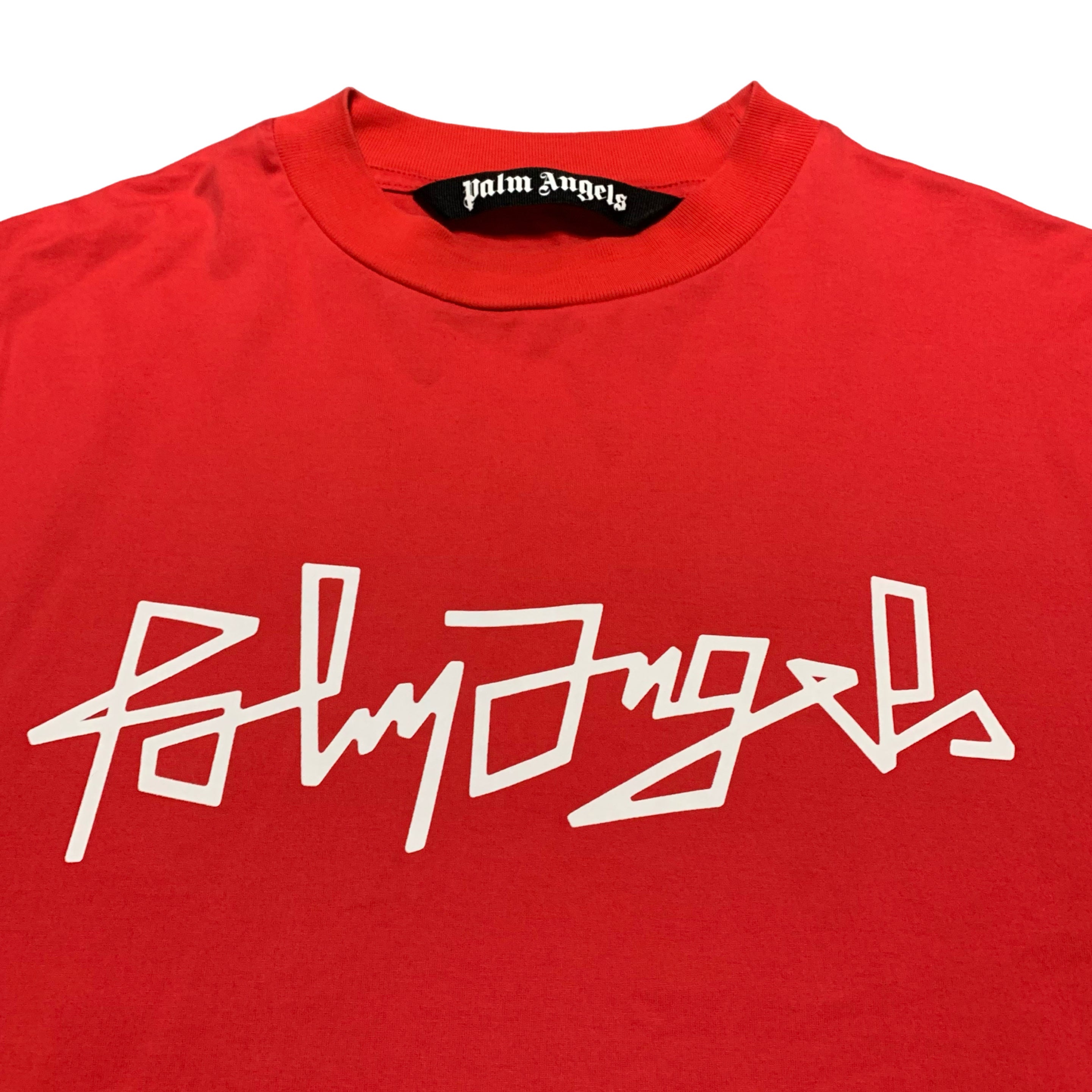 Palm Angels Small Desert Logo Red Tee