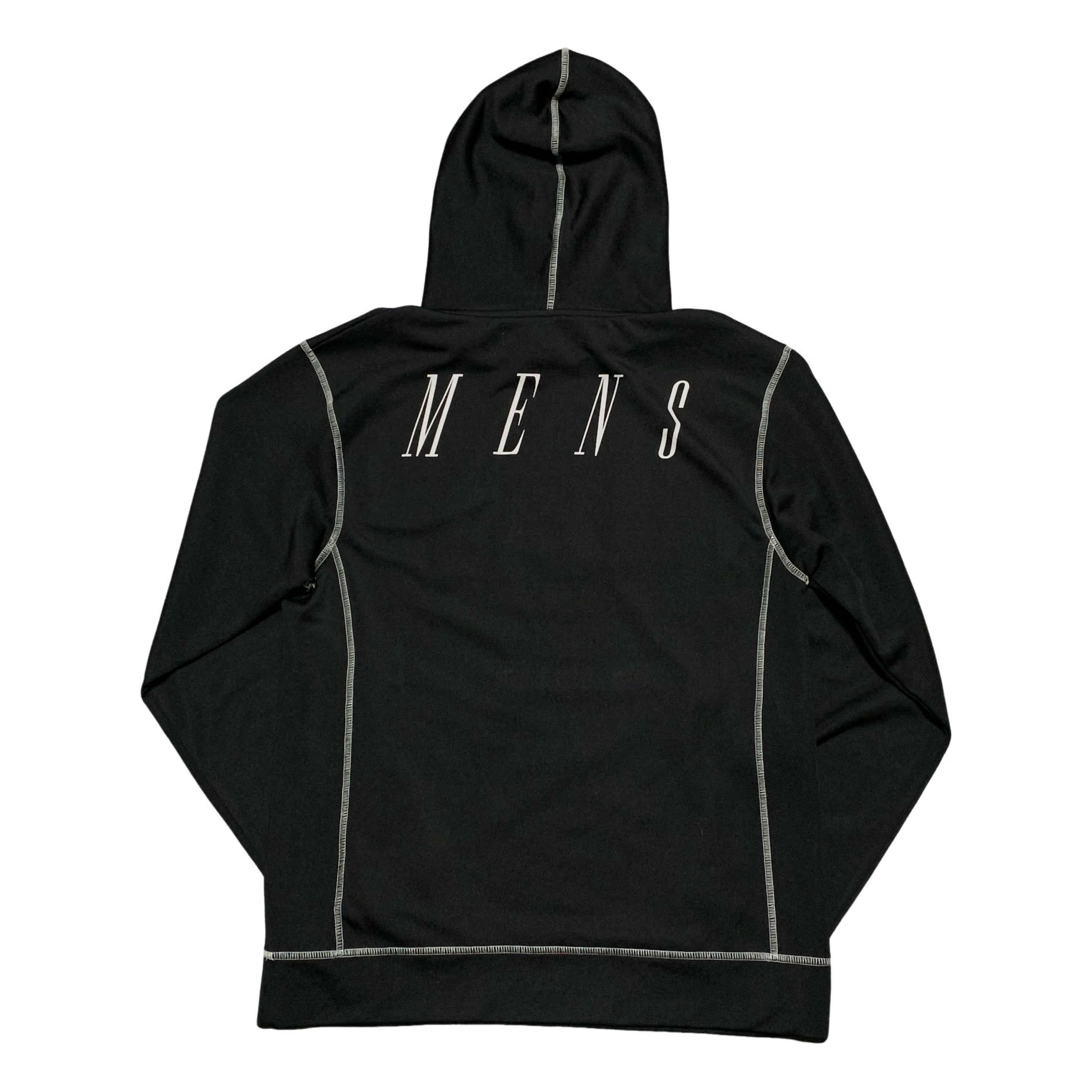 Off White Large Hoodie 'I WAS JUST THINKING' Black Virgil Abloh