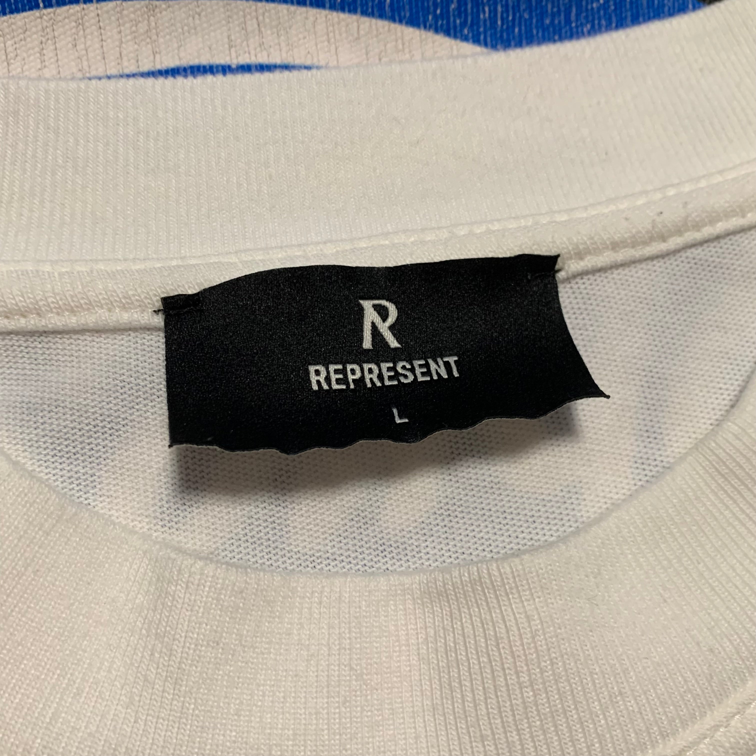 Represent Large Classic Parts Flat White Tee
