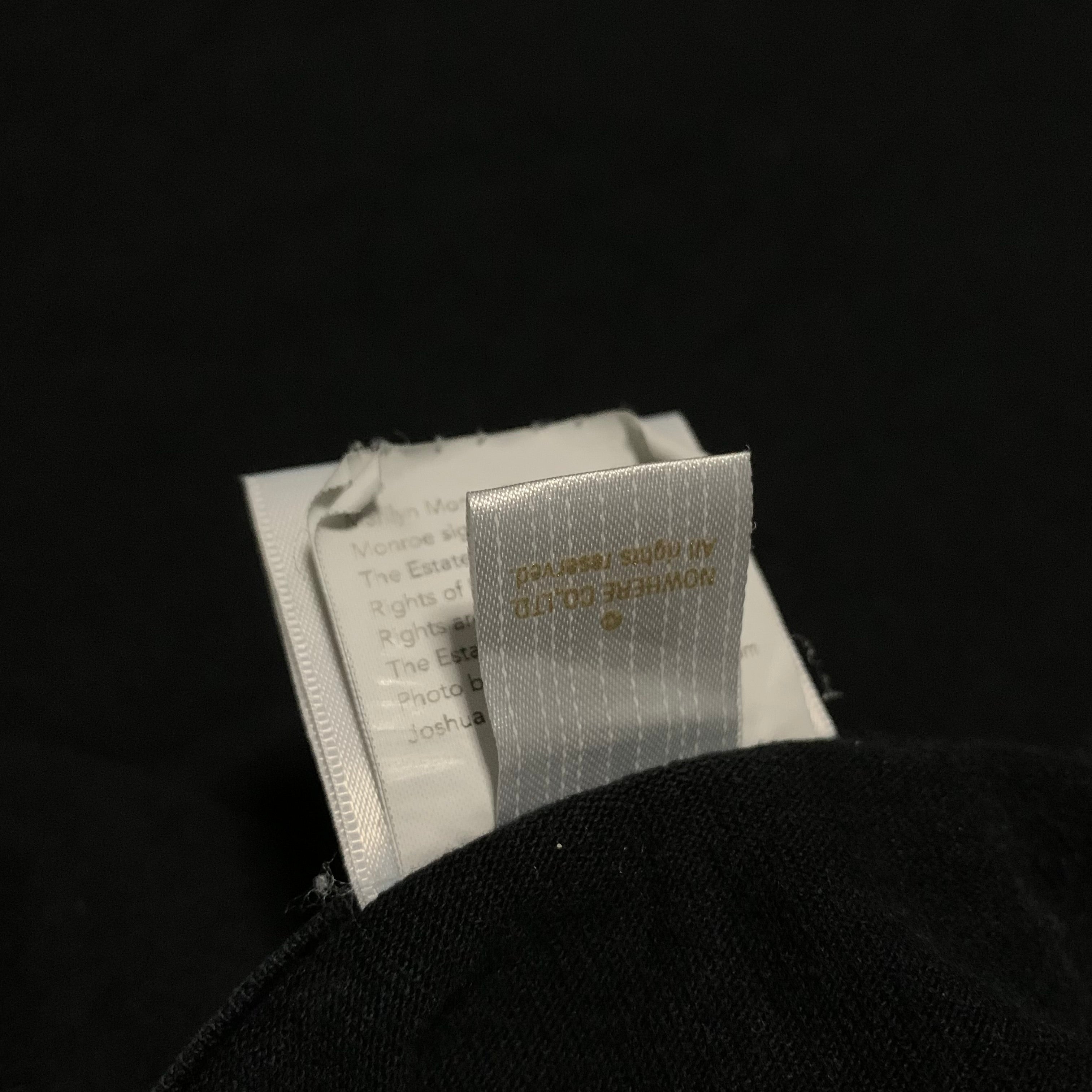 Bape x Marilyn Monroe Large College Black Tee A Bathing Ape 2020