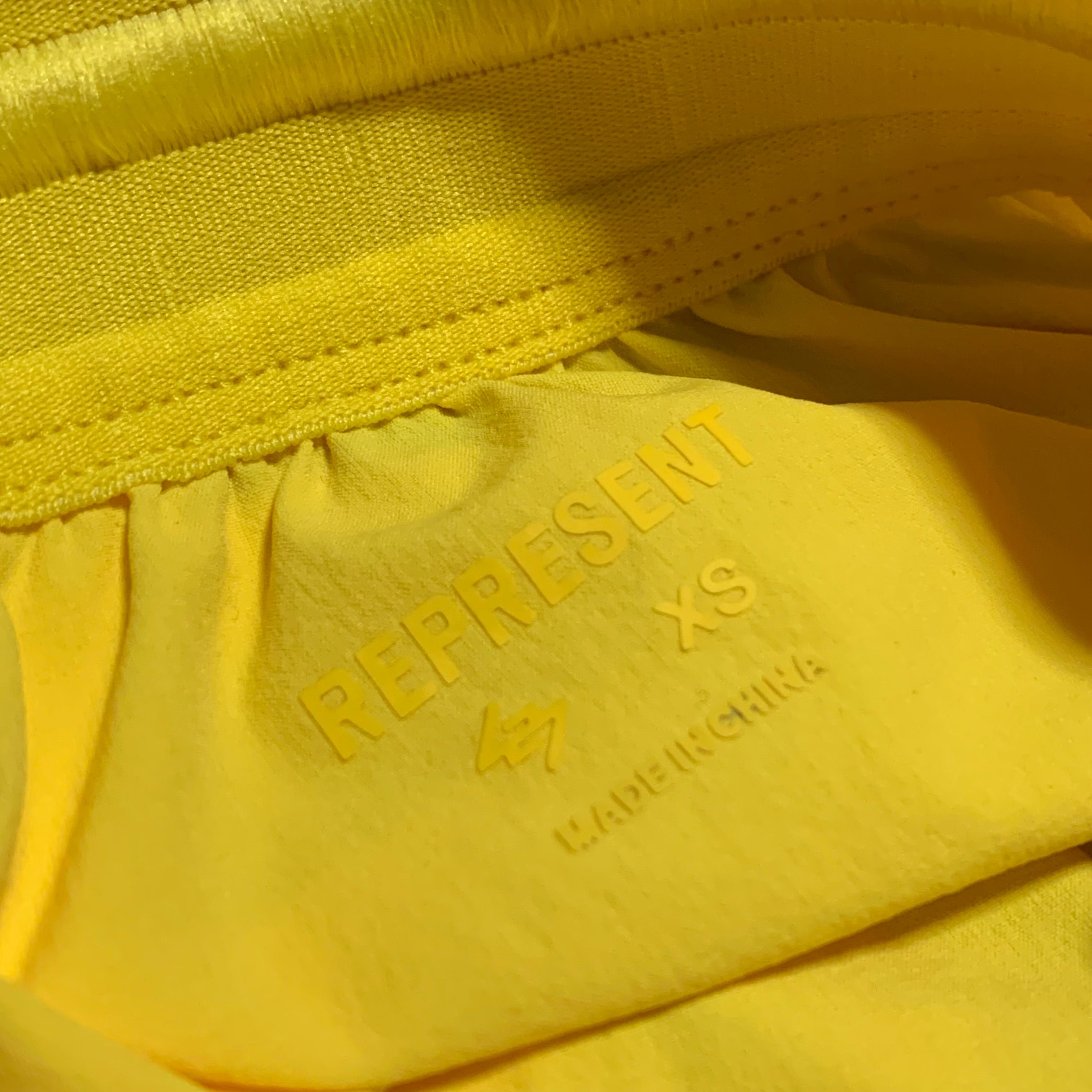 Represent XS Shorts Team 247 Fused Lemon Yellow Bottoms