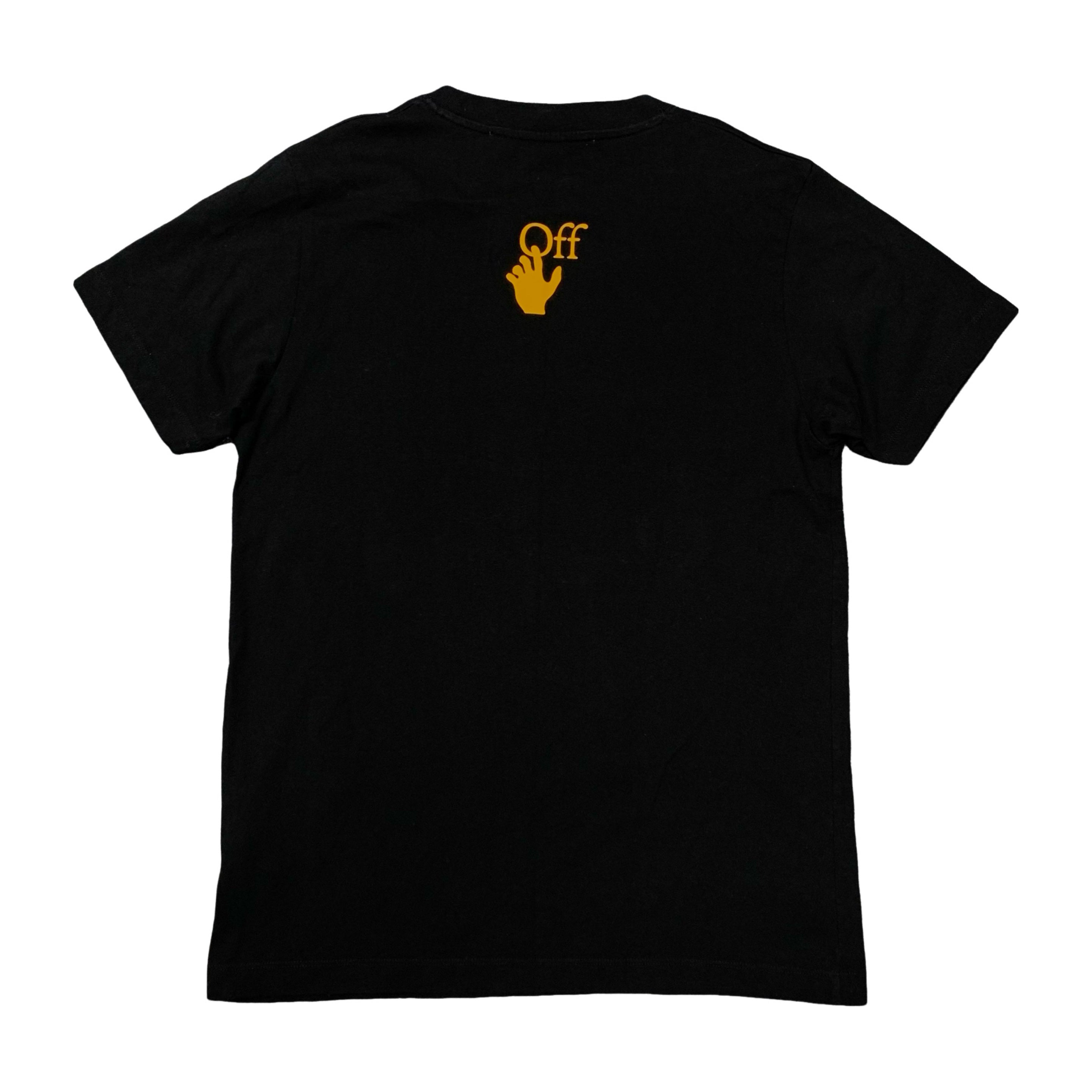 Off White Medium Tee Caravaggio Graphic Black T-Shirt