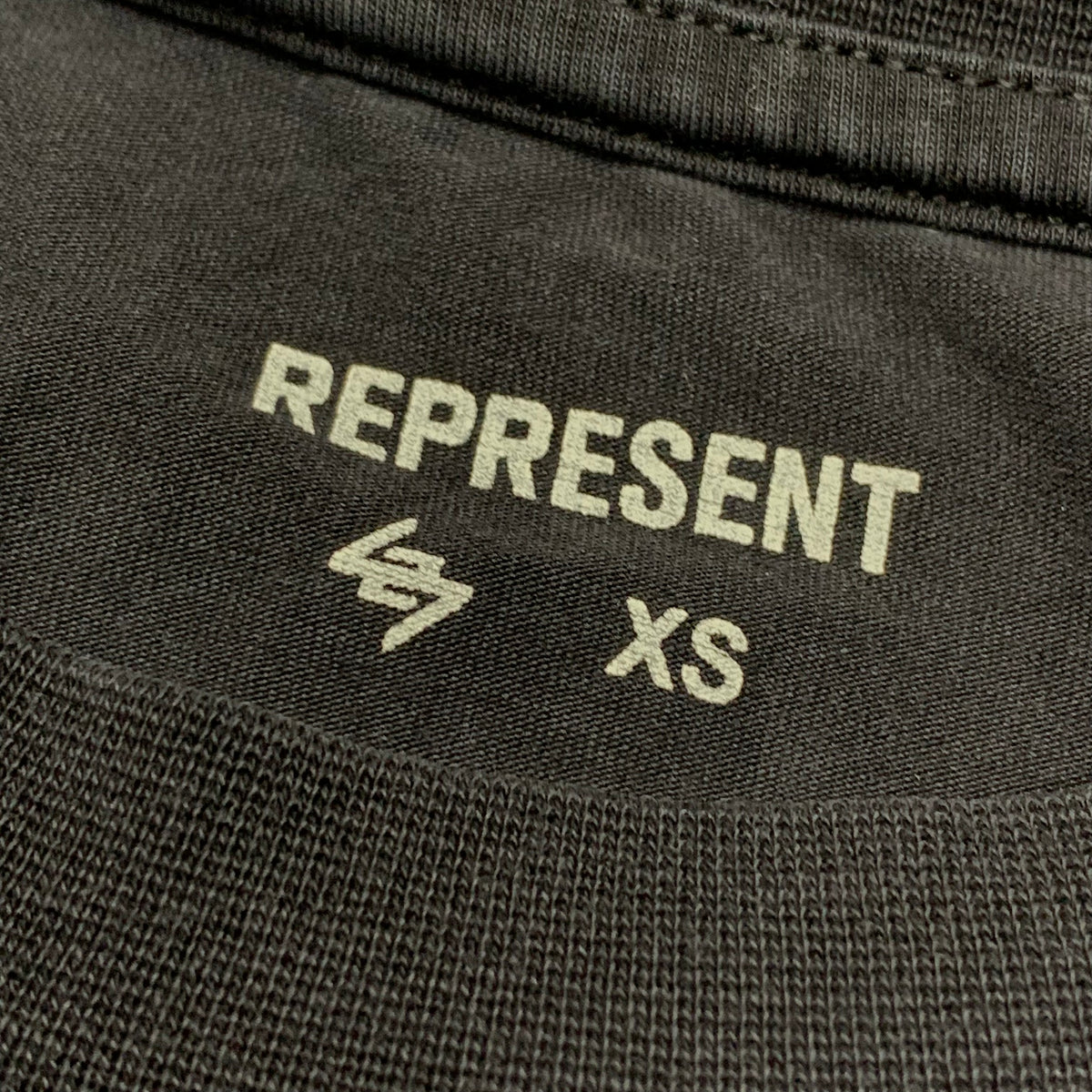 Represent XS Tank Top 247 On A Mission Jet Black Sleeveless Top
