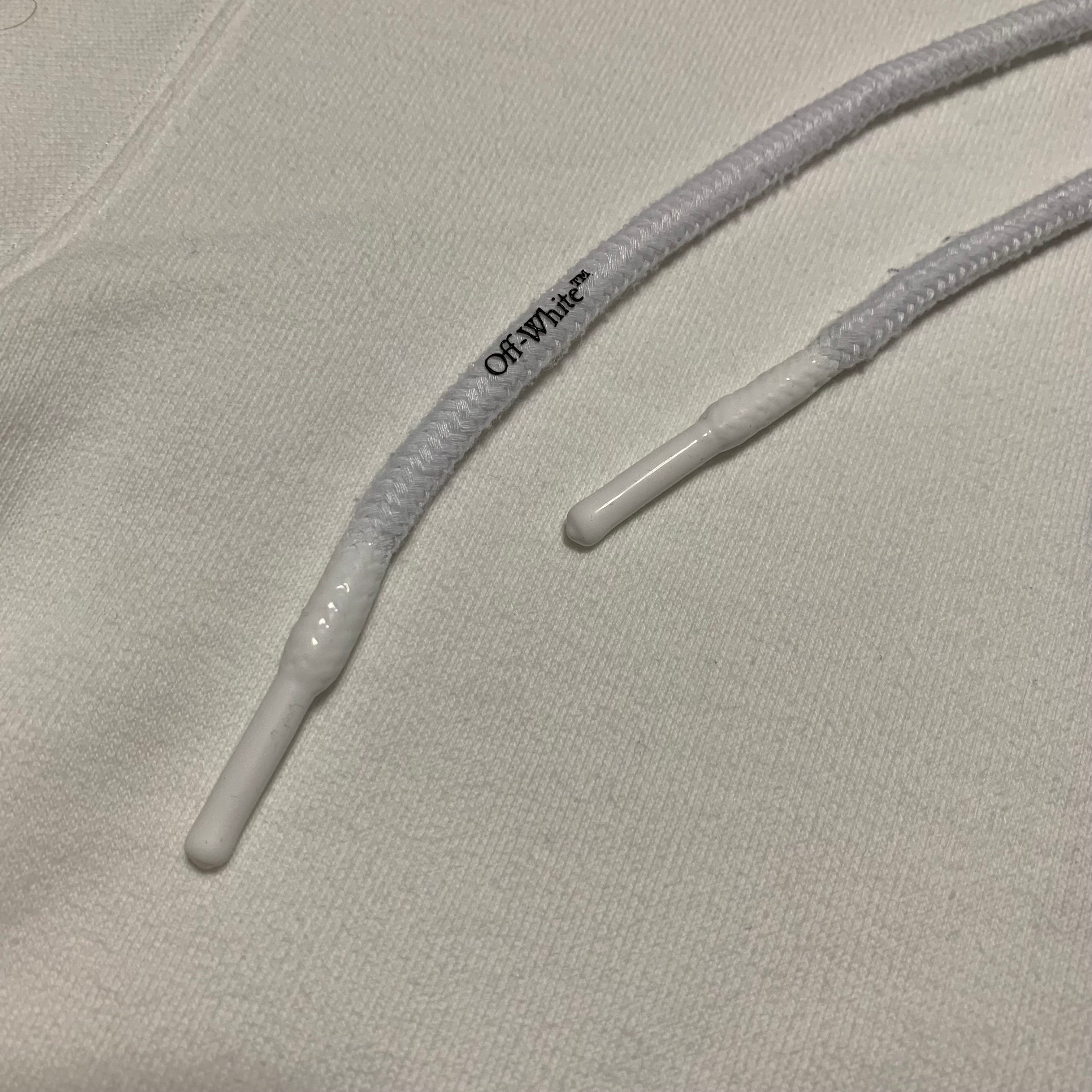 Off White XS Mona Lisa White Hoodie Virgil Abloh