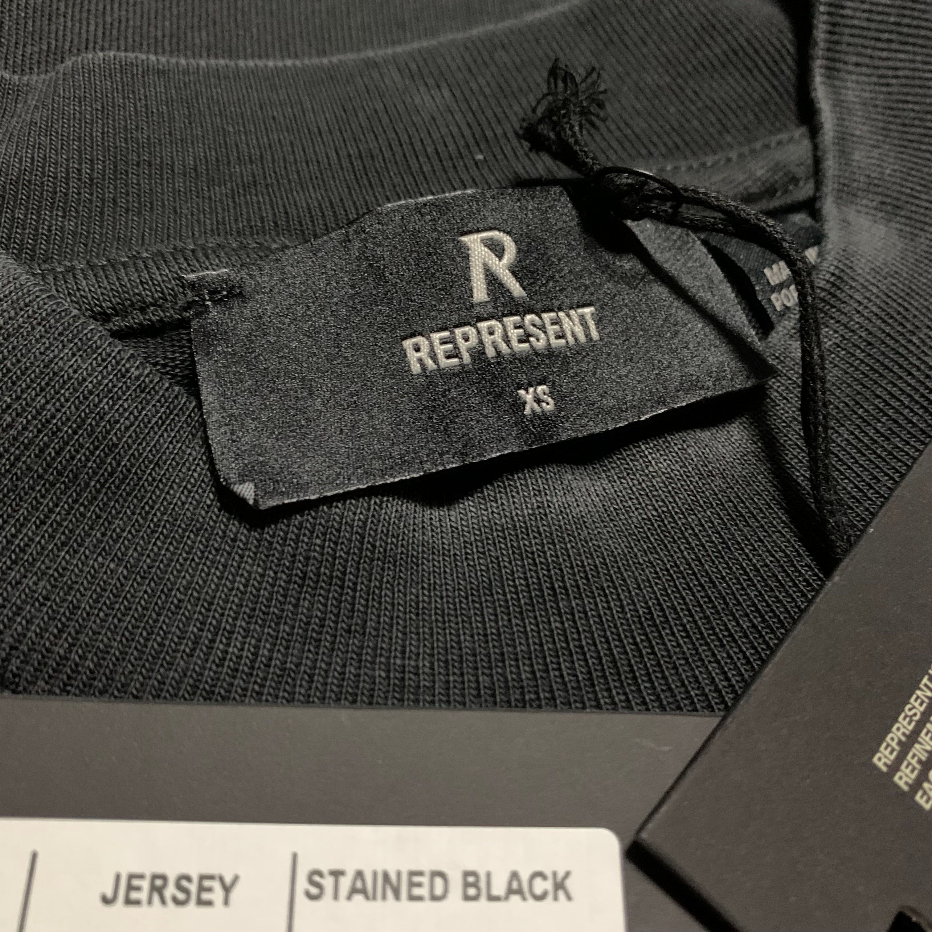 Represent XS Championship Stained Black Tee