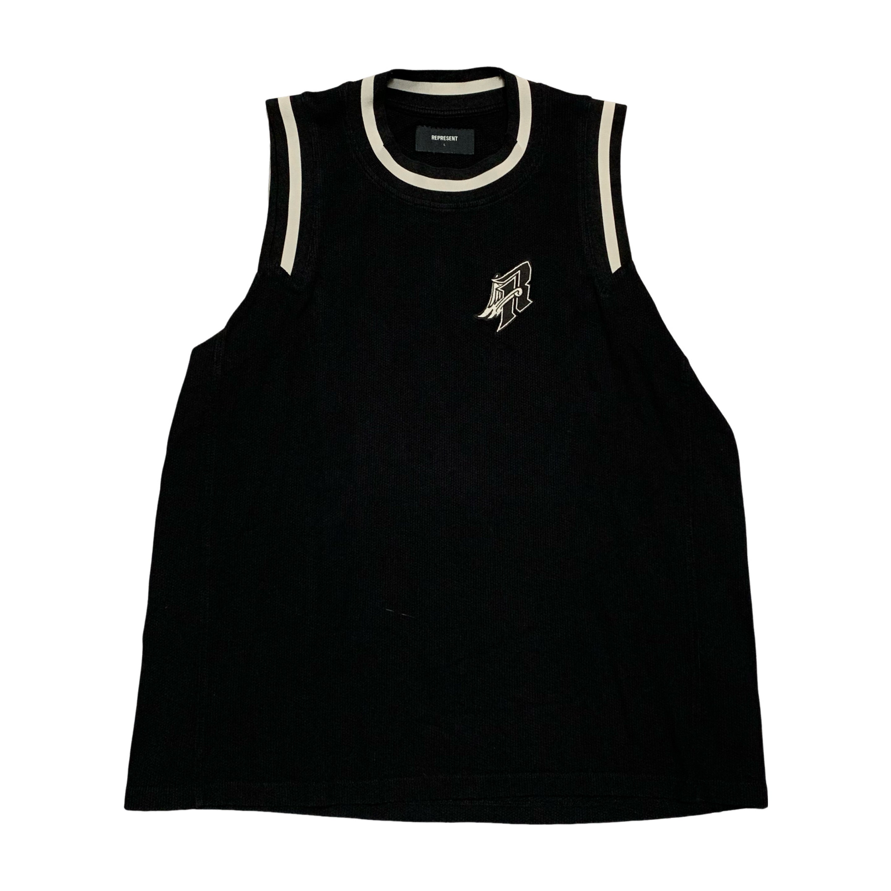 Represent Large Basketball Vest Black Jersey Top
