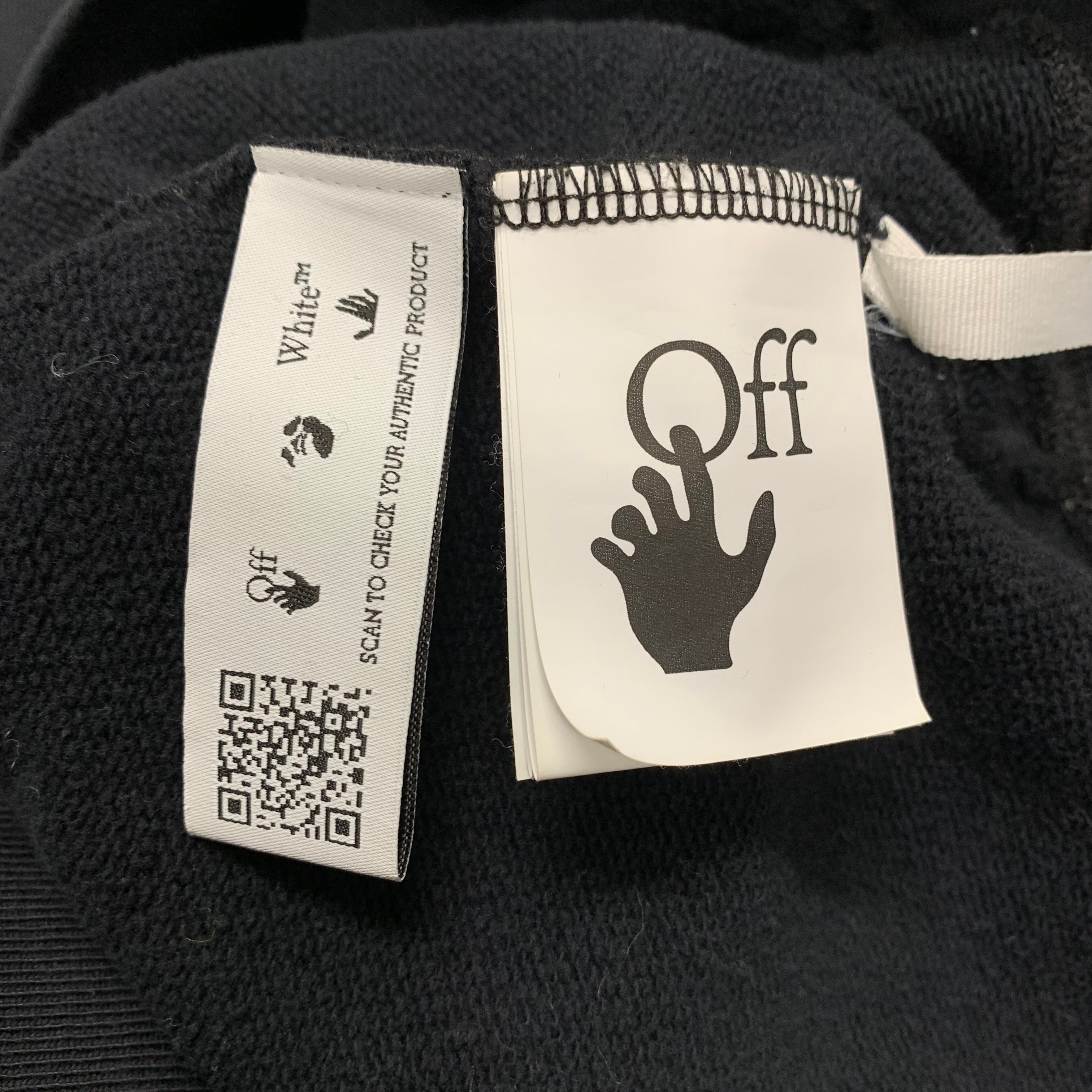 Off White Medium Hoodie Pioneer DJ Arrows Black Hoodie Virgil Abloh 2021