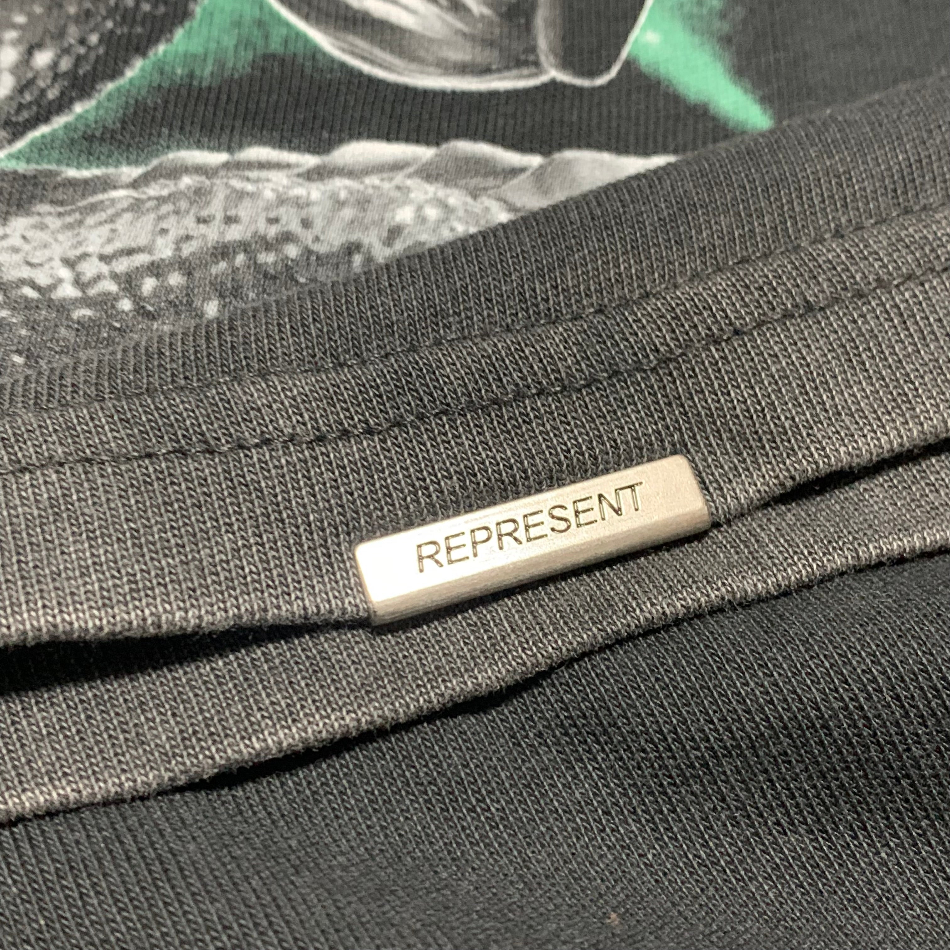 Represent Medium Hell Raiser Vintage Black Tee