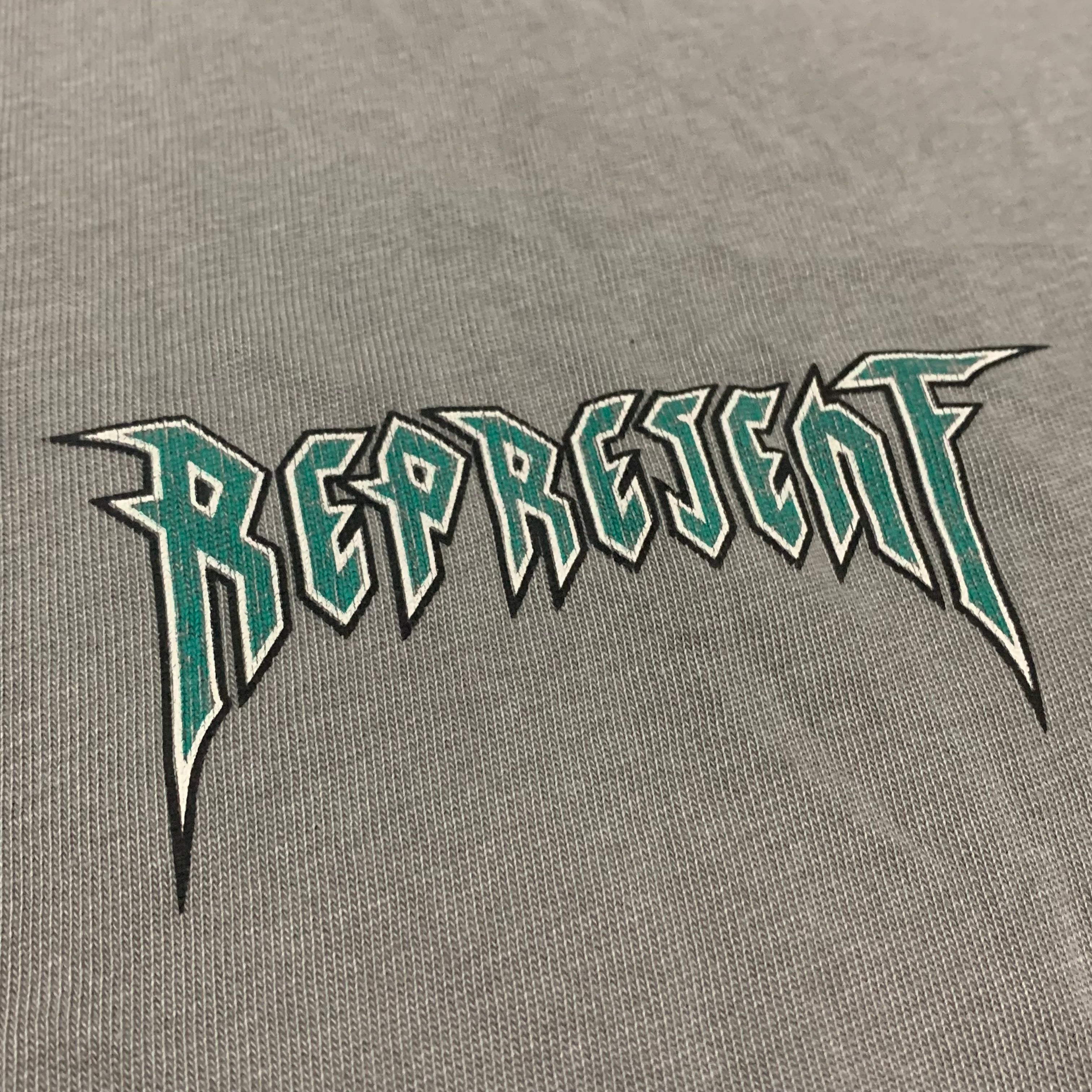 Represent Medium Rock Logo Ultimate Grey Tee