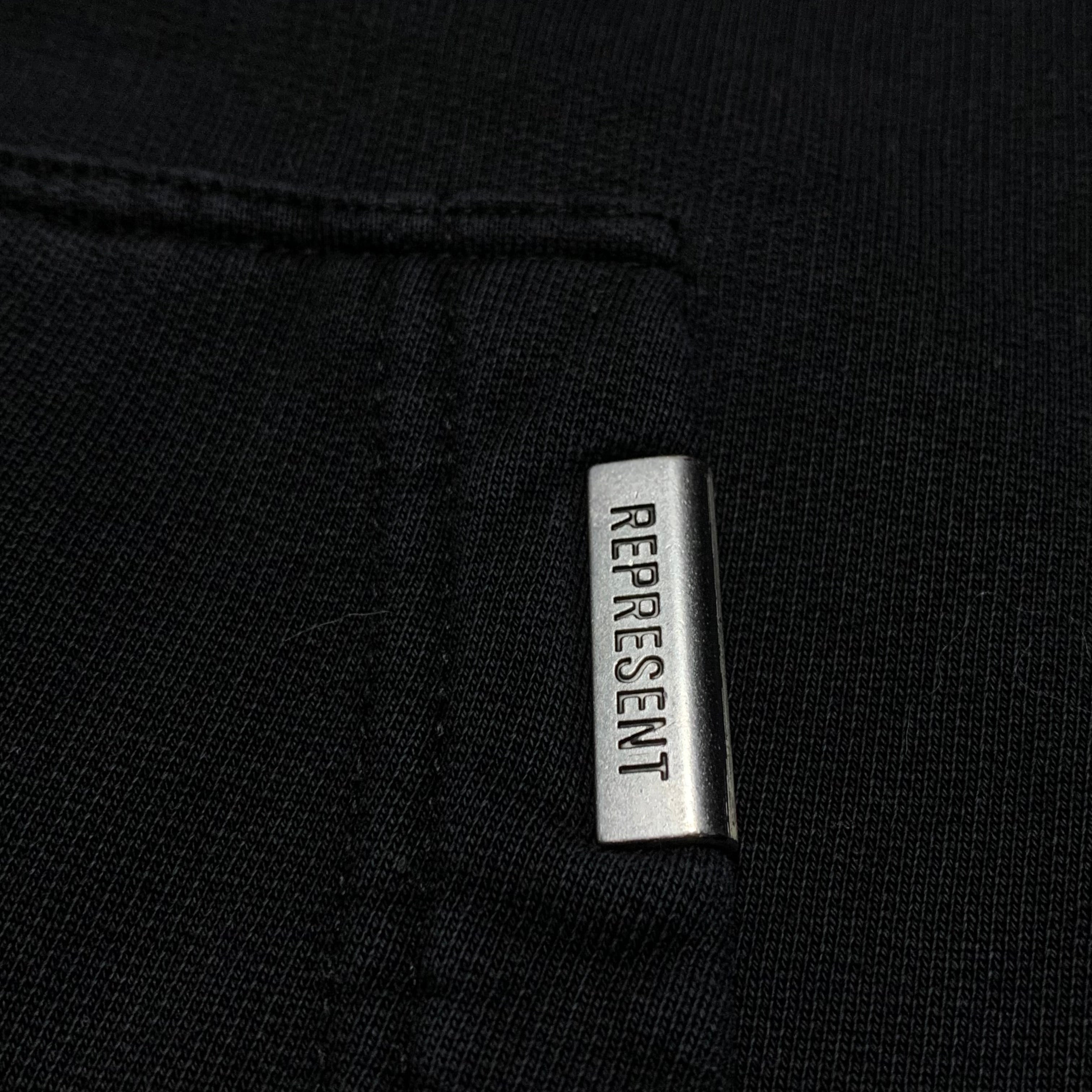 Represent Small Design & Construction Jet Black Hoodie