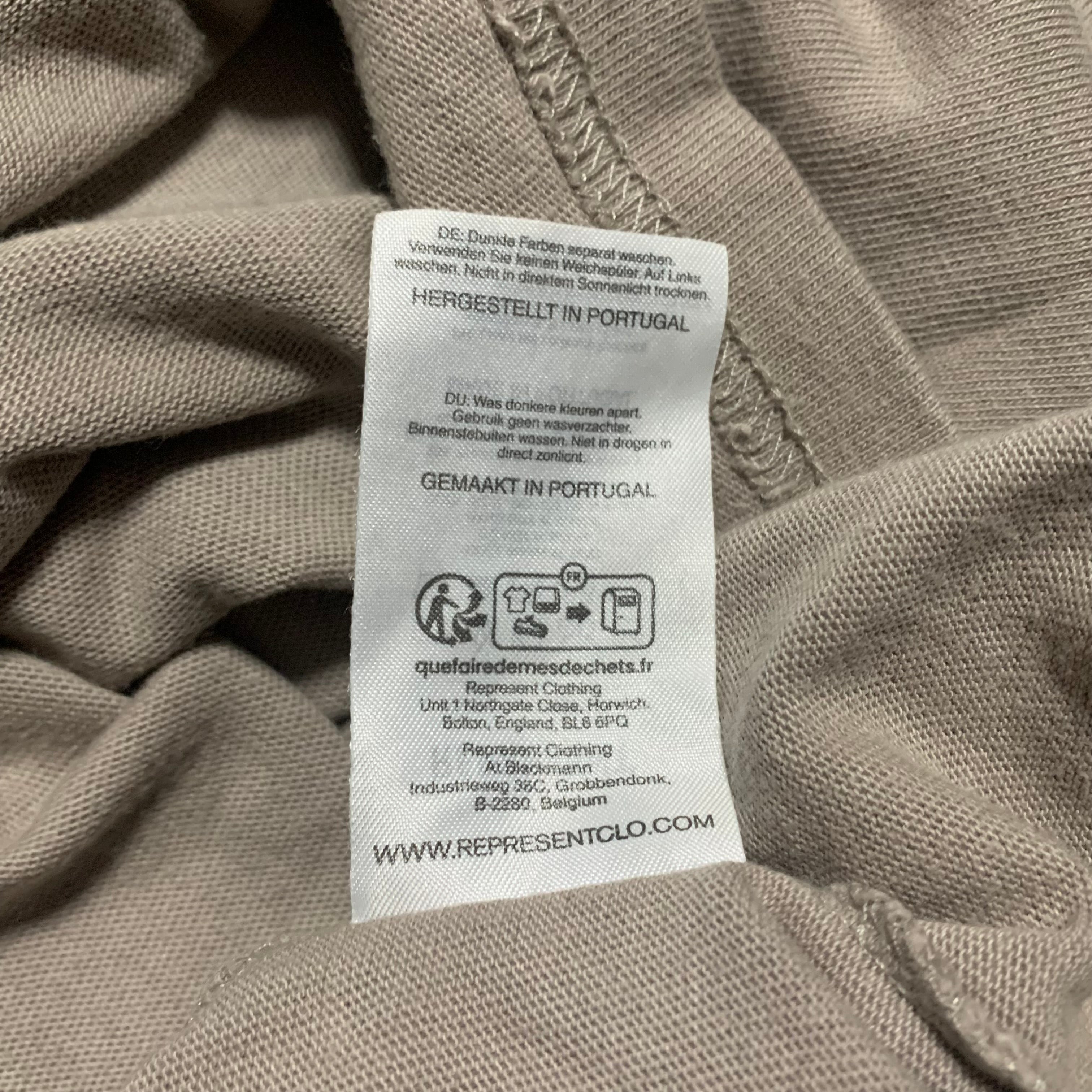 Represent Large Icarus Taupe Beige Tee