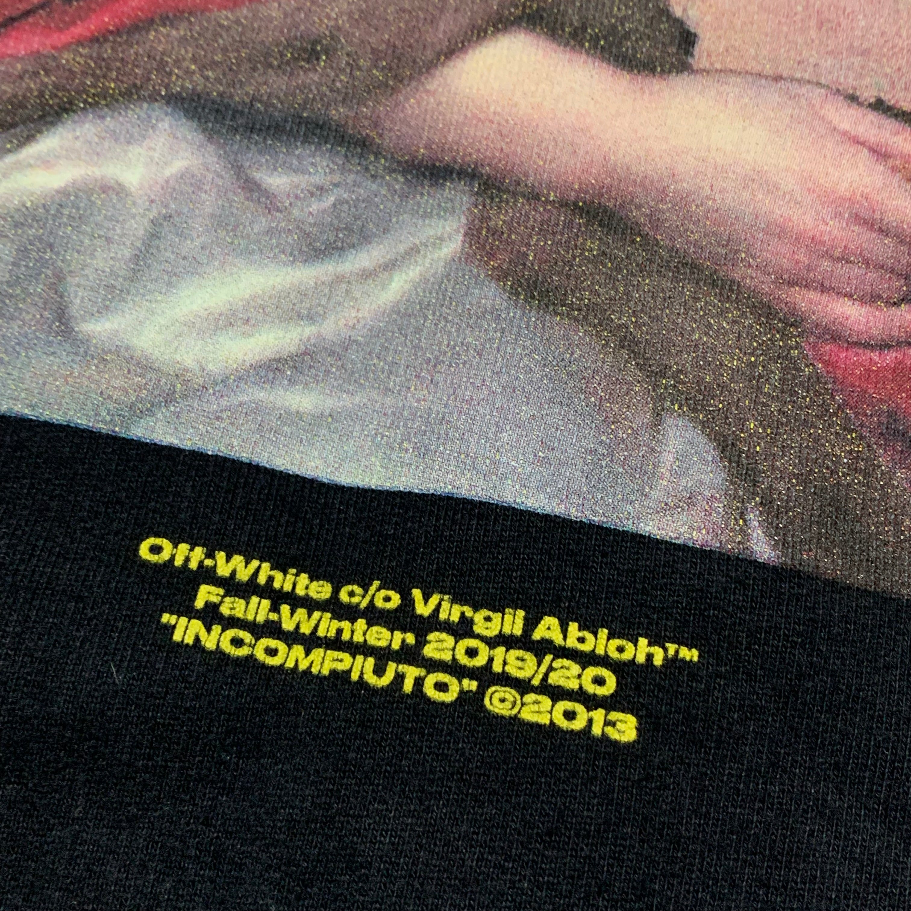 Off White Medium Mariana De Silva Black Sweatshirt Crewneck Virgil Abloh
