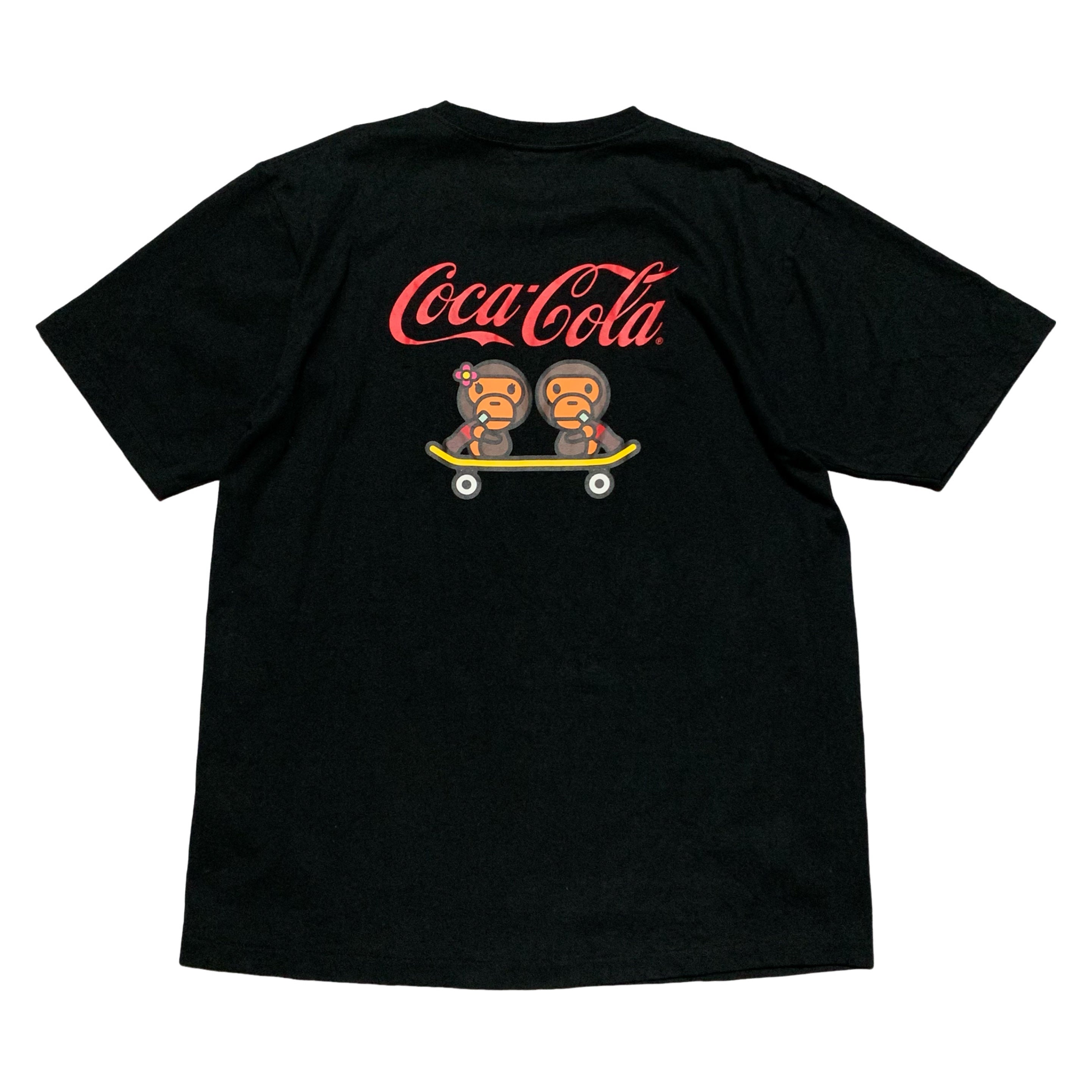 Bape XL Coca Cola Baby Milo Black Tee A Bathing Ape