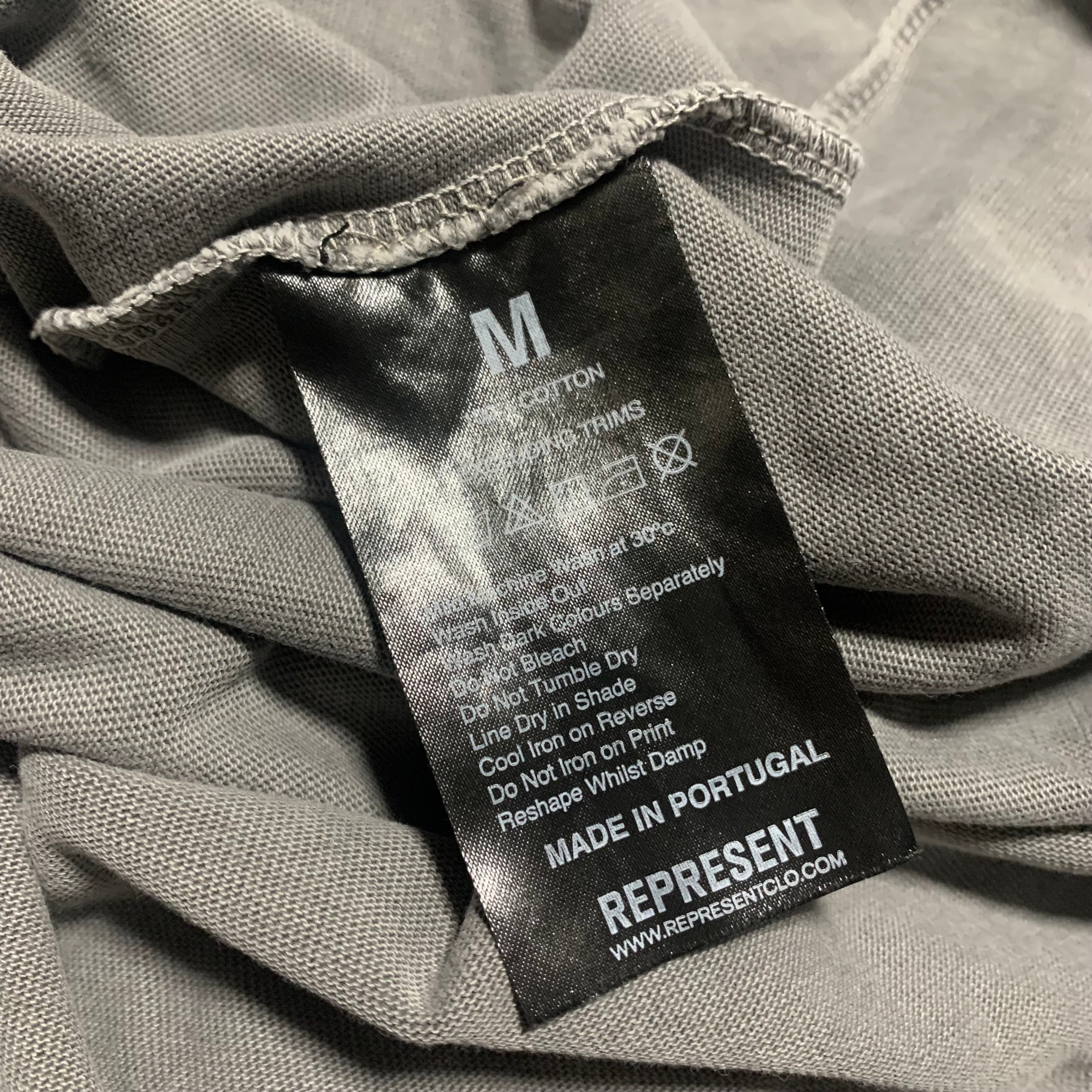 Represent Medium Rock Logo Ultimate Grey Tee
