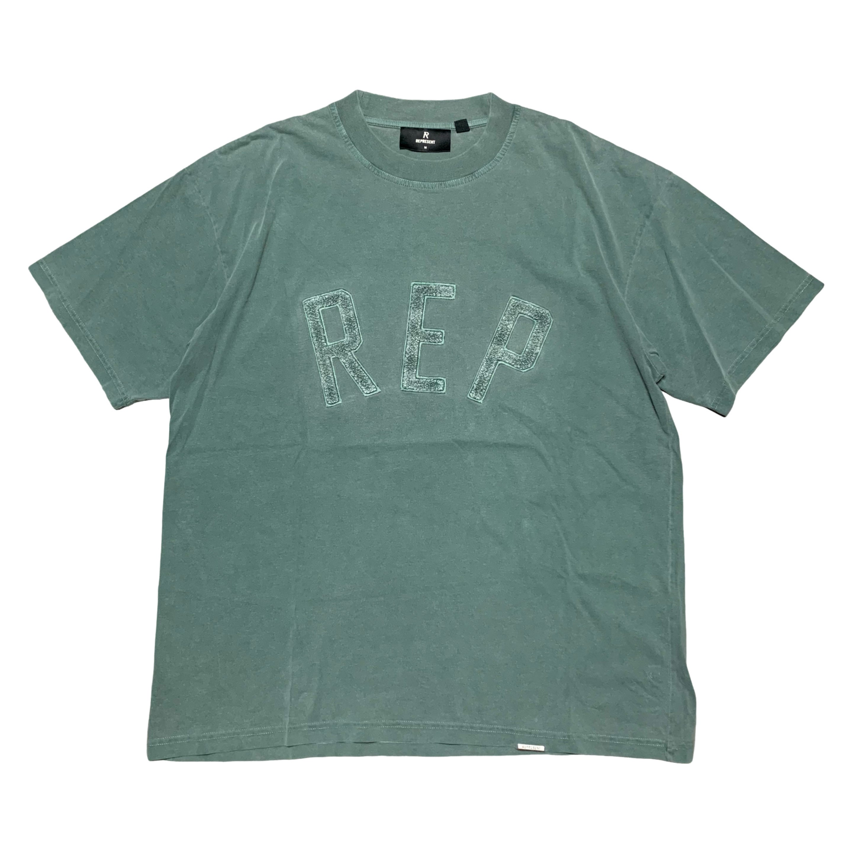 Represent Medium Applique Forest Green Tee