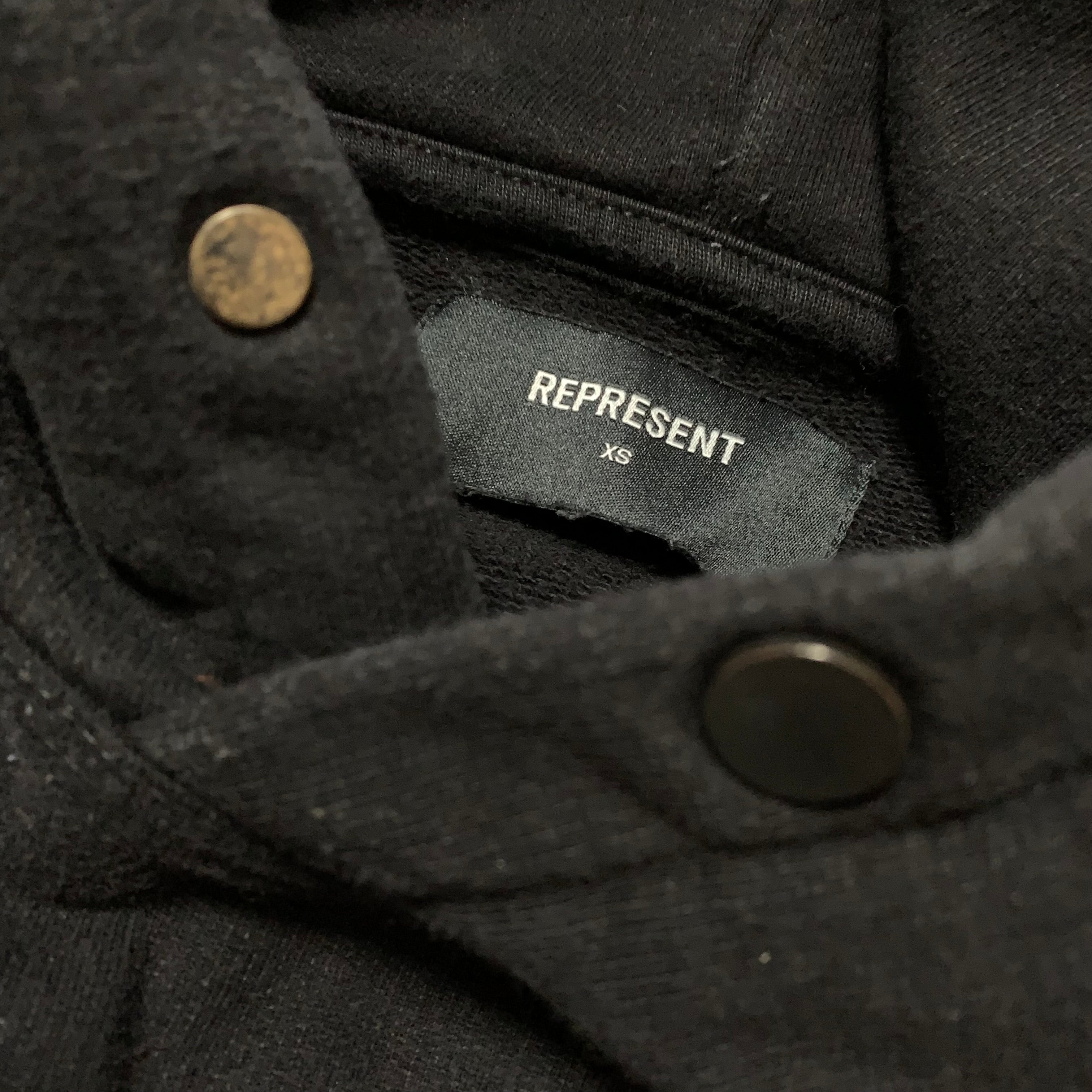 Represent XS Bullterrier Hoodie Jet Black Hoodie