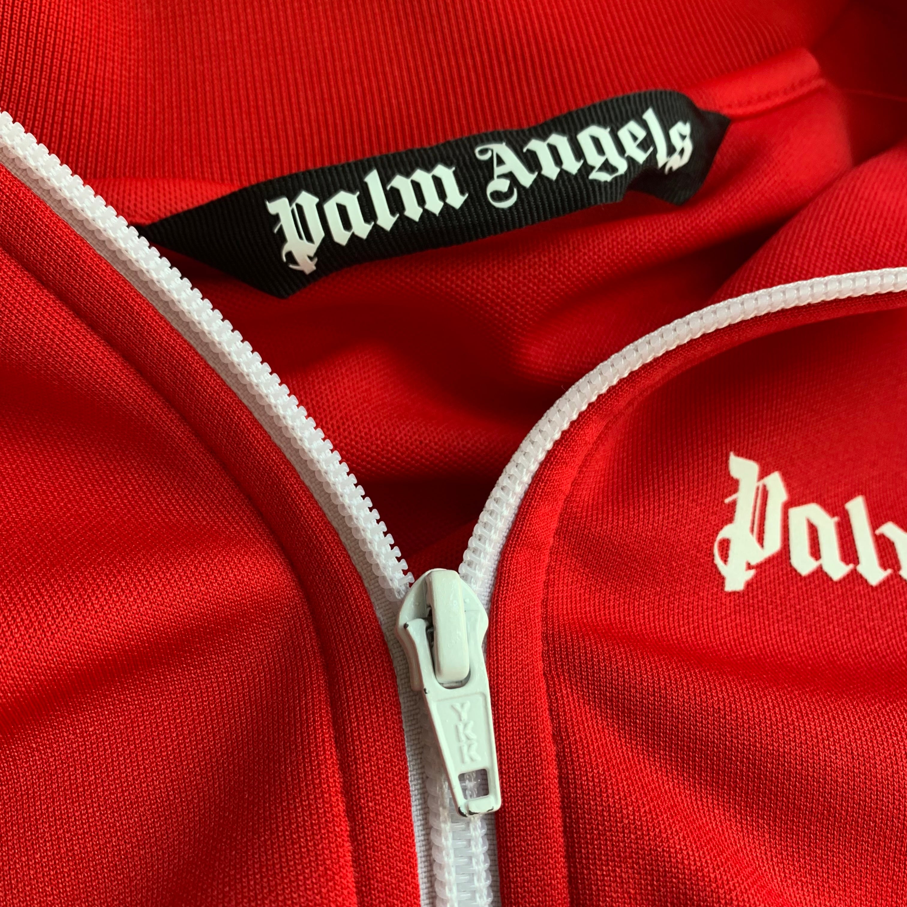 Palm Angels Medium Jacket Red Classic Track Top