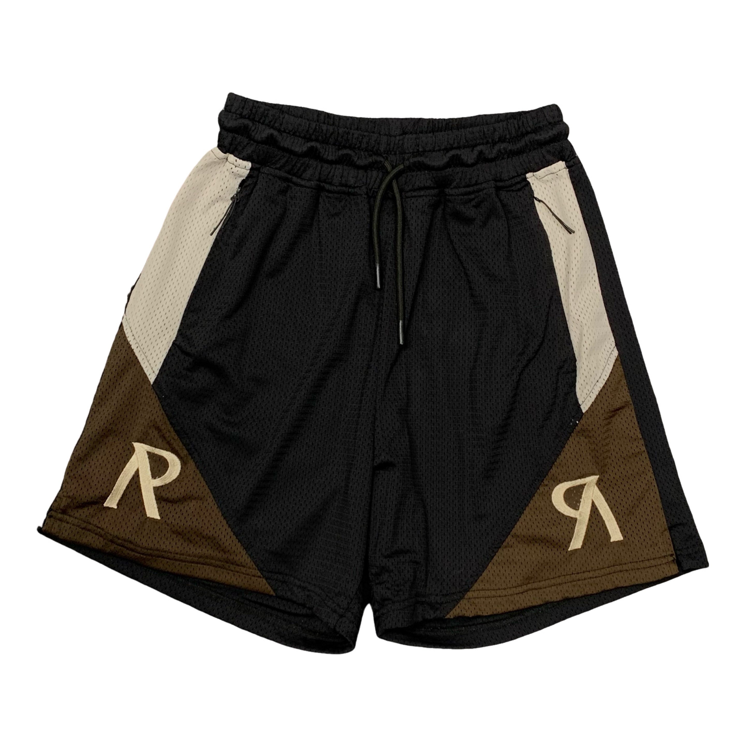 Represent Small Shorts Initial Black Mesh Bottoms