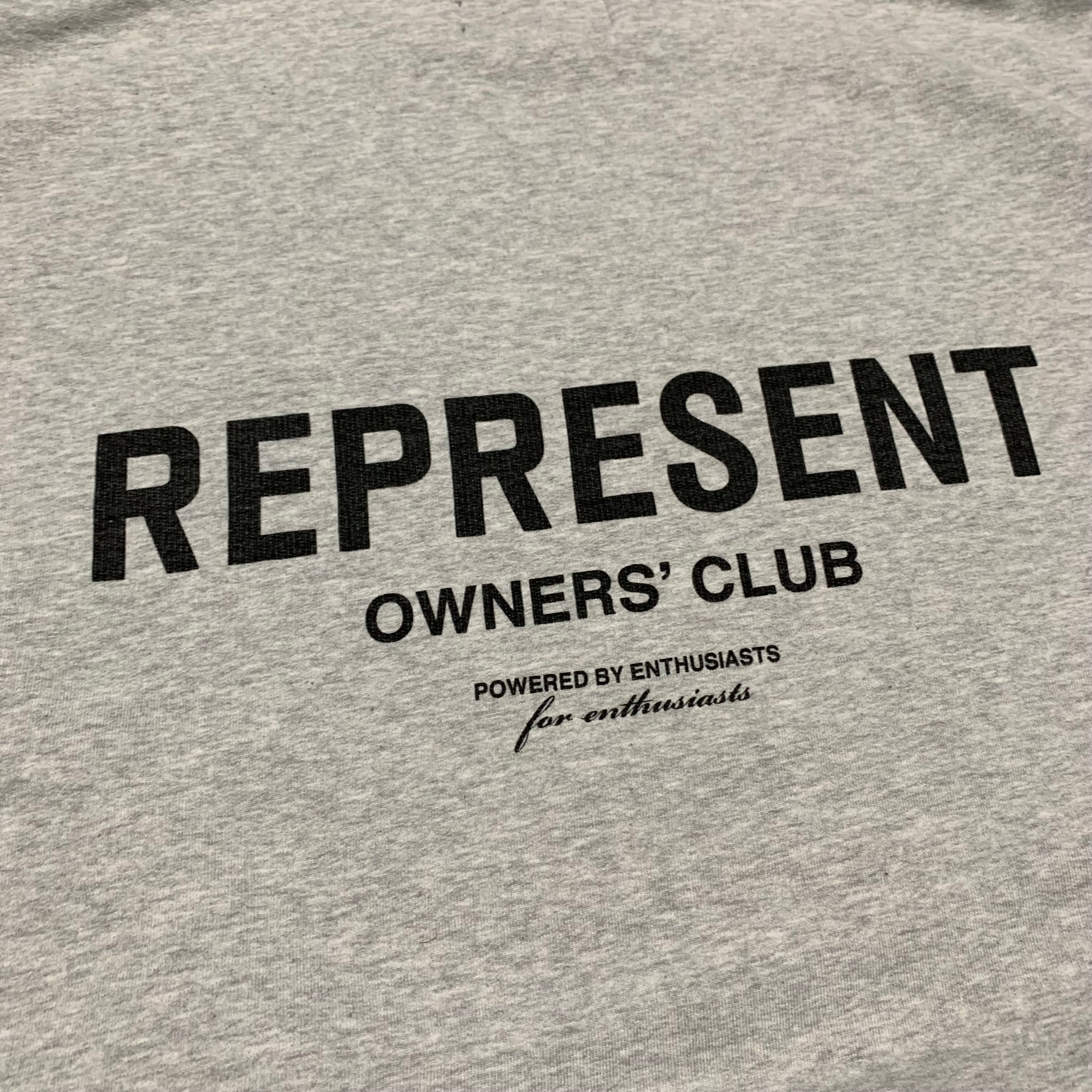 Represent Small Owners Club Grey Sweater Sweatshirt Crewneck