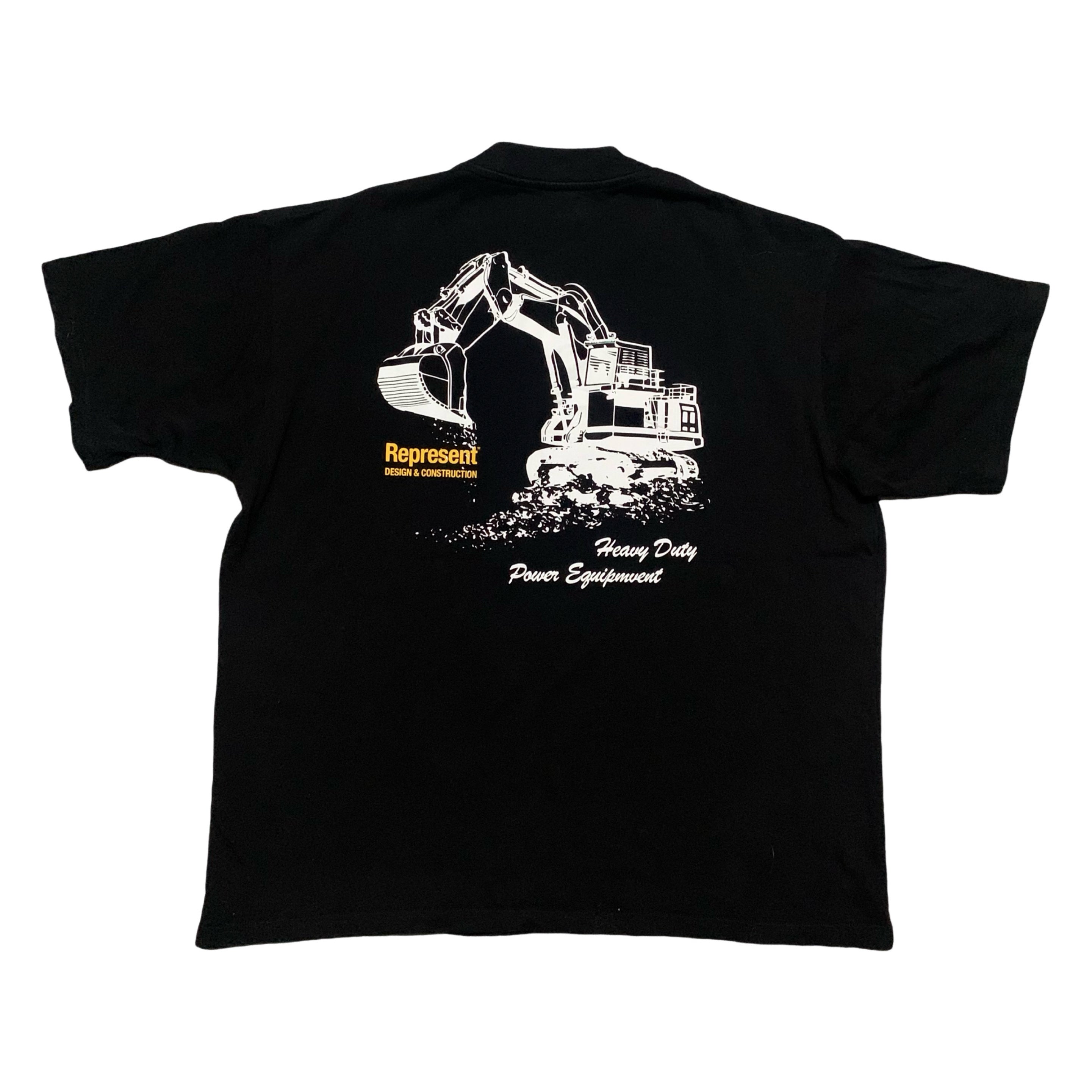 Represent XL Design & Construction Jet Black Tee