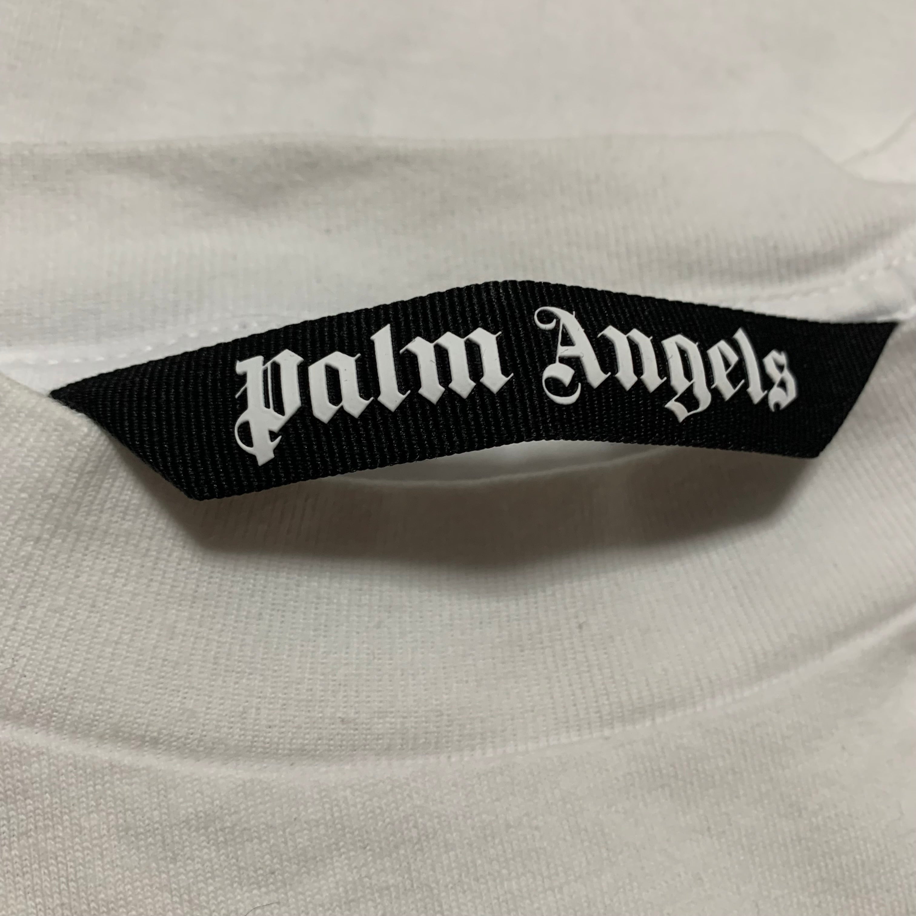 Palm Angels Medium Tokyo Sprayed White Tee