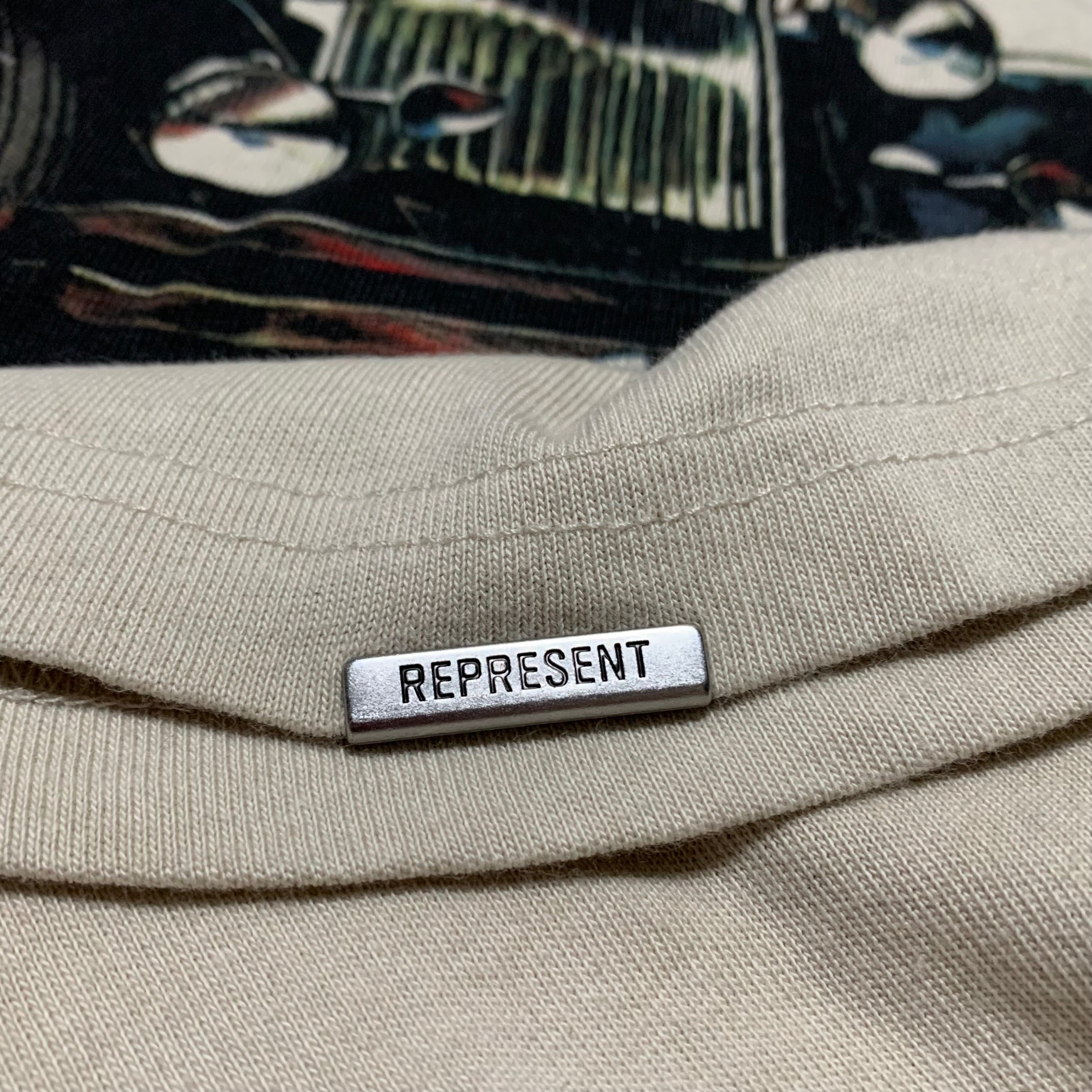 Represent XXL Feel The Heat Vintage White Tee