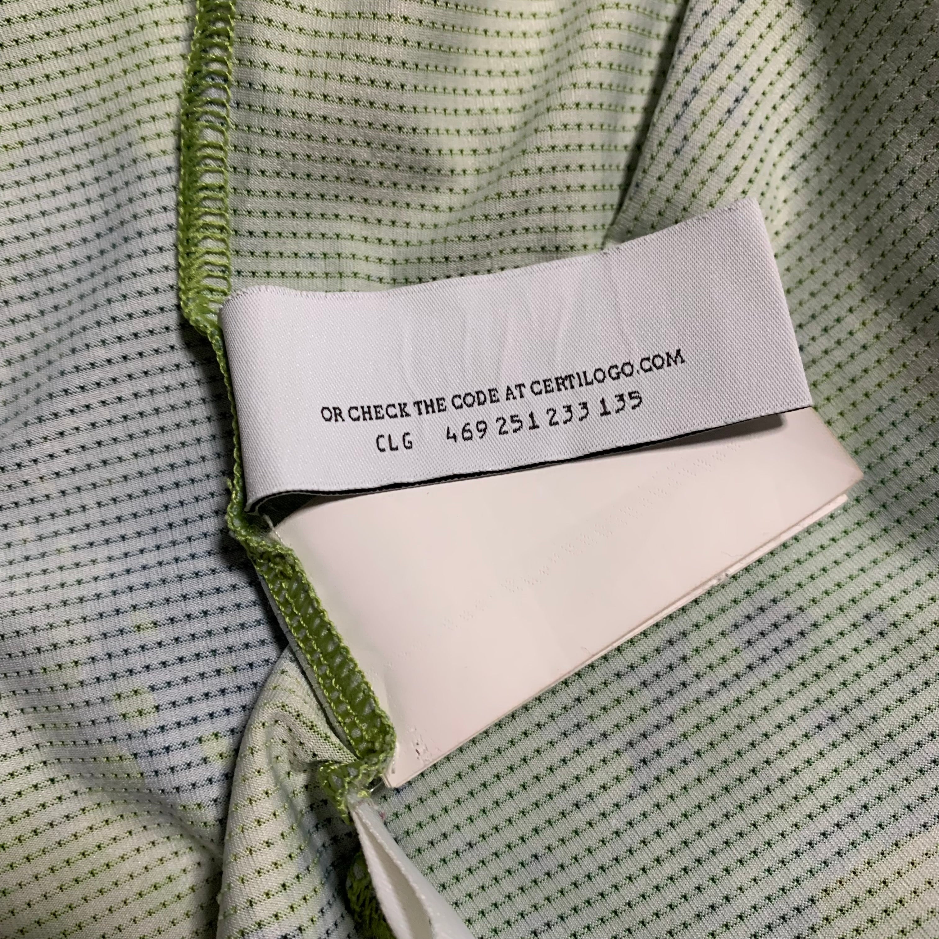 Off White XL Active Camo Logo Green Yellow Tee Virgil Abloh