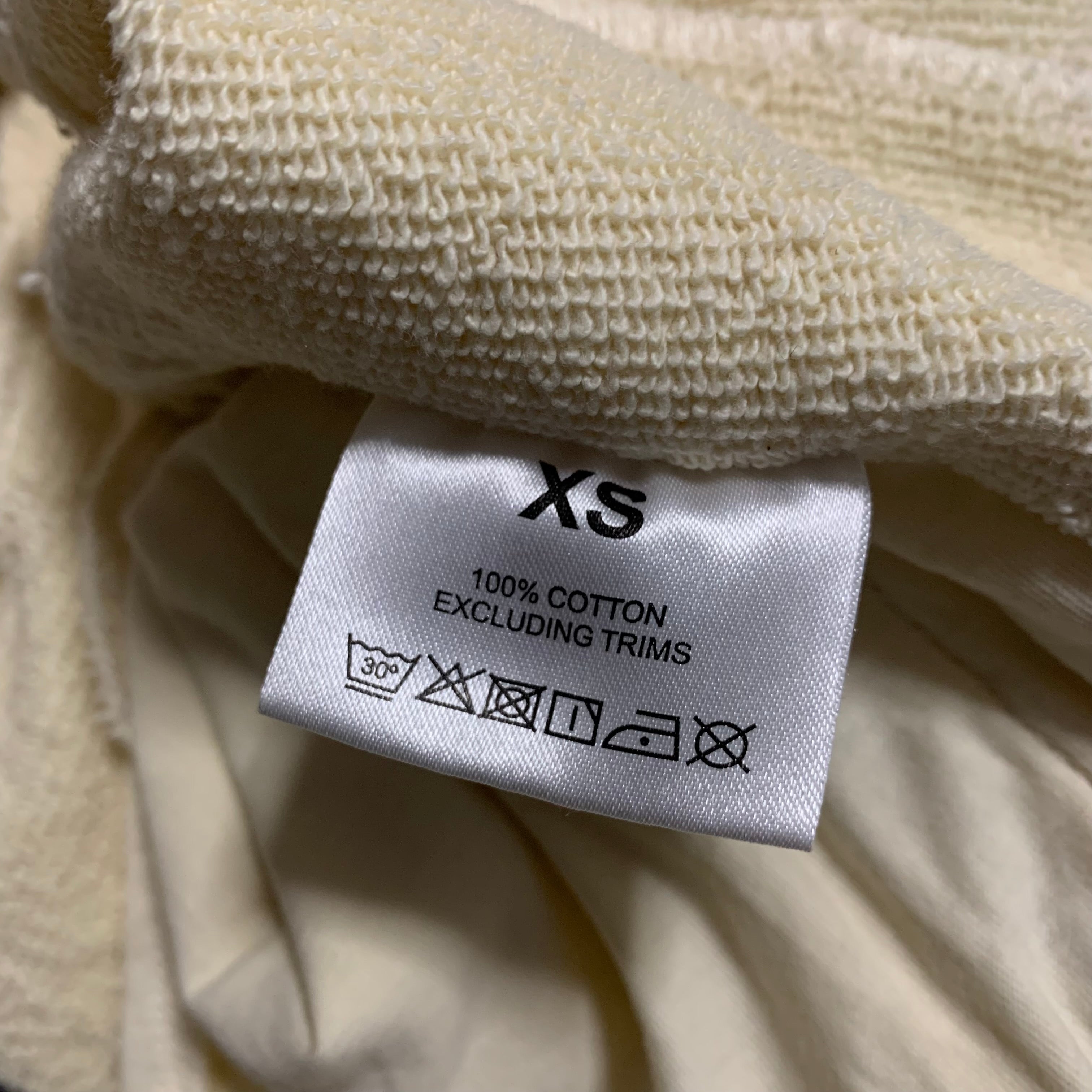 Represent XS Shorts Decade Of Speed White Cream Shorts