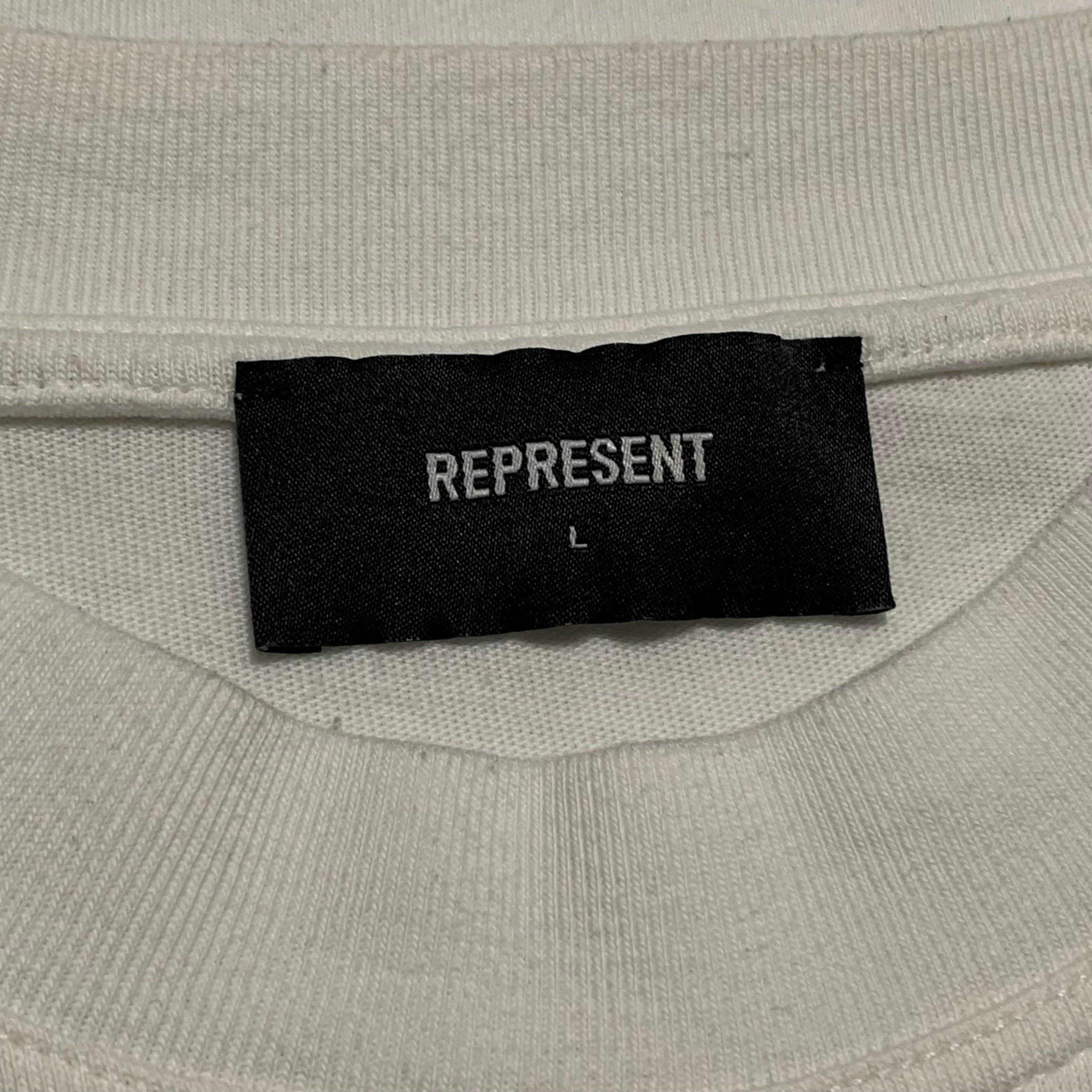 Represent Large Yacht Club Flat White Tee