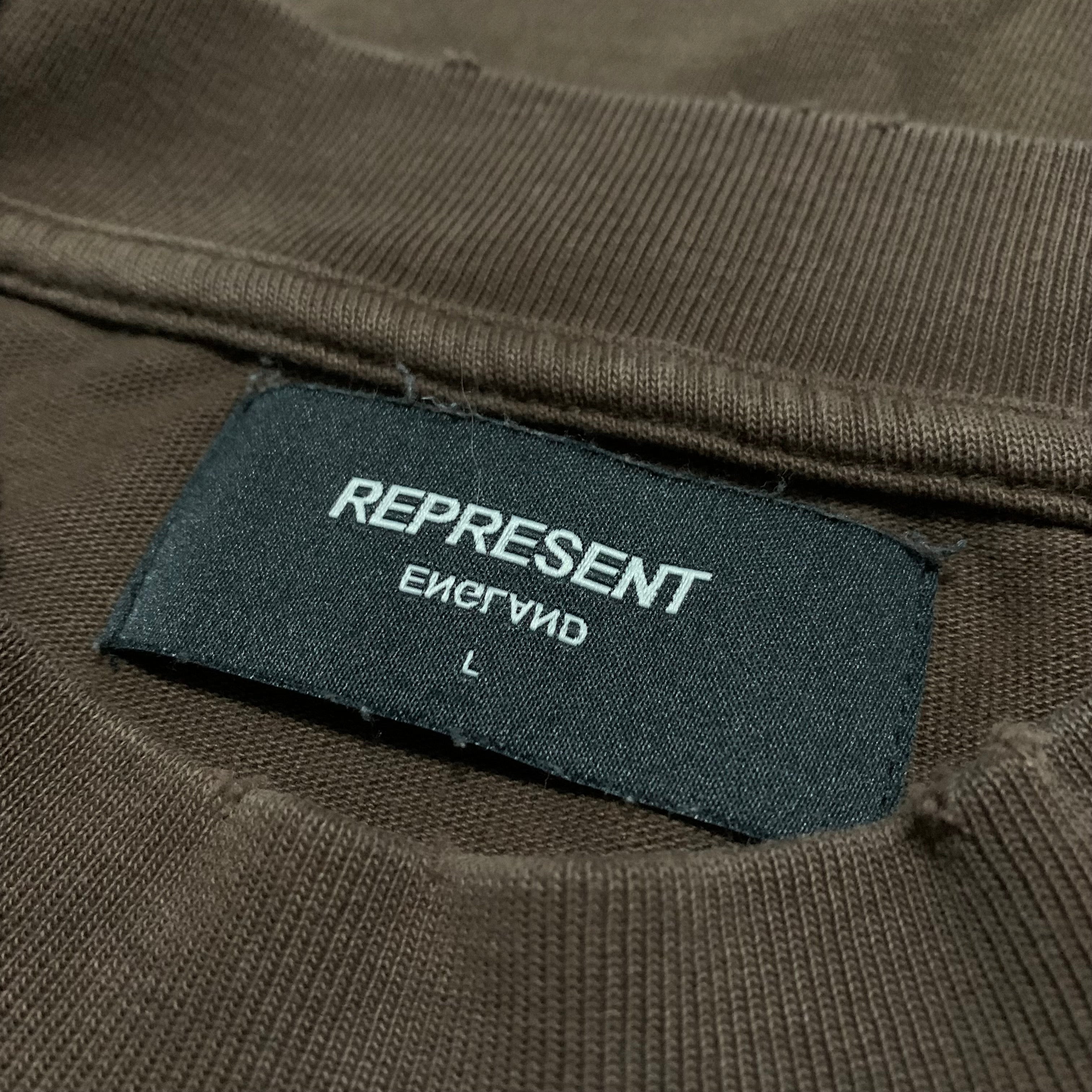 Represent Large British Thunder Vintage Brown Tee