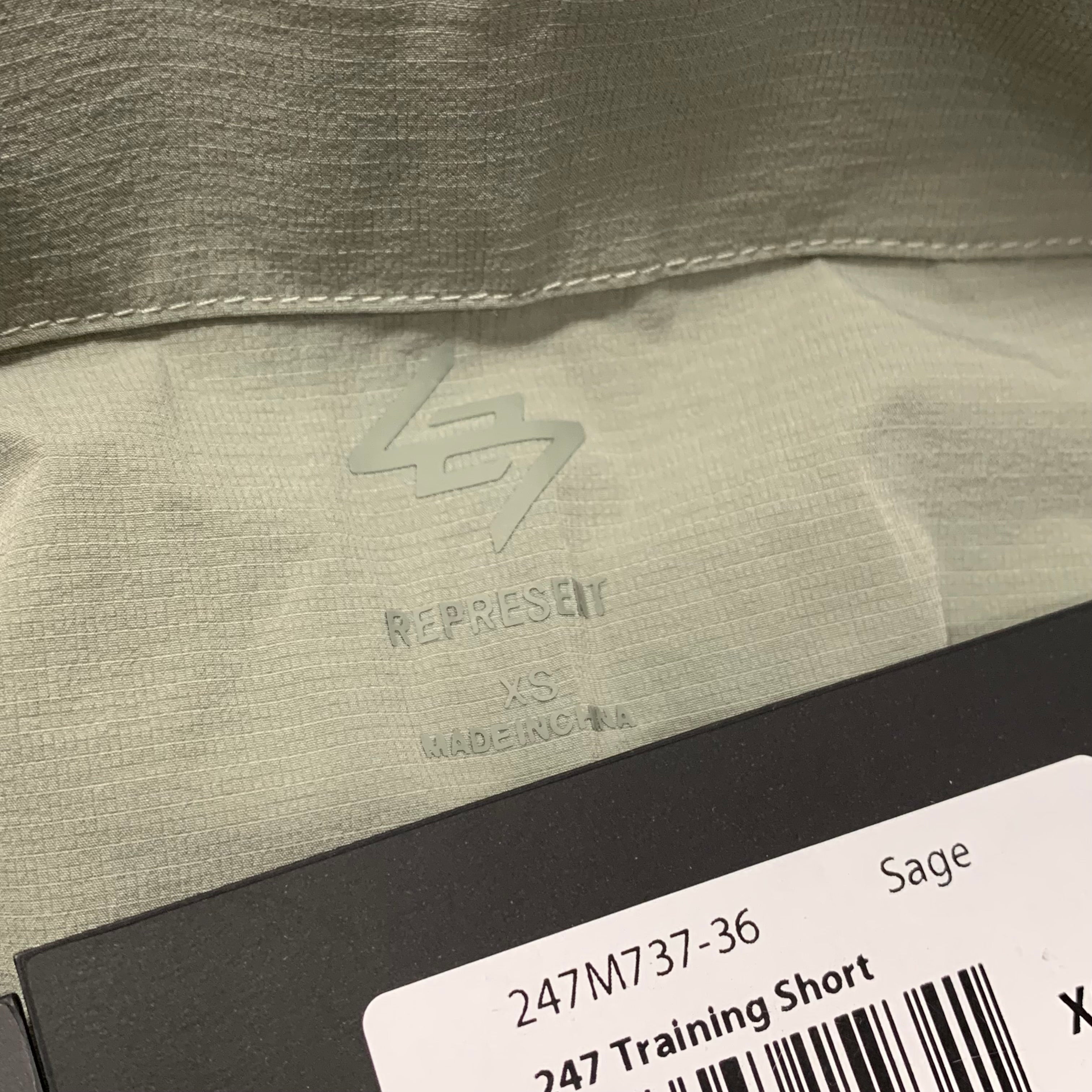 Represent XS Shorts 247 Training Sage Shorts