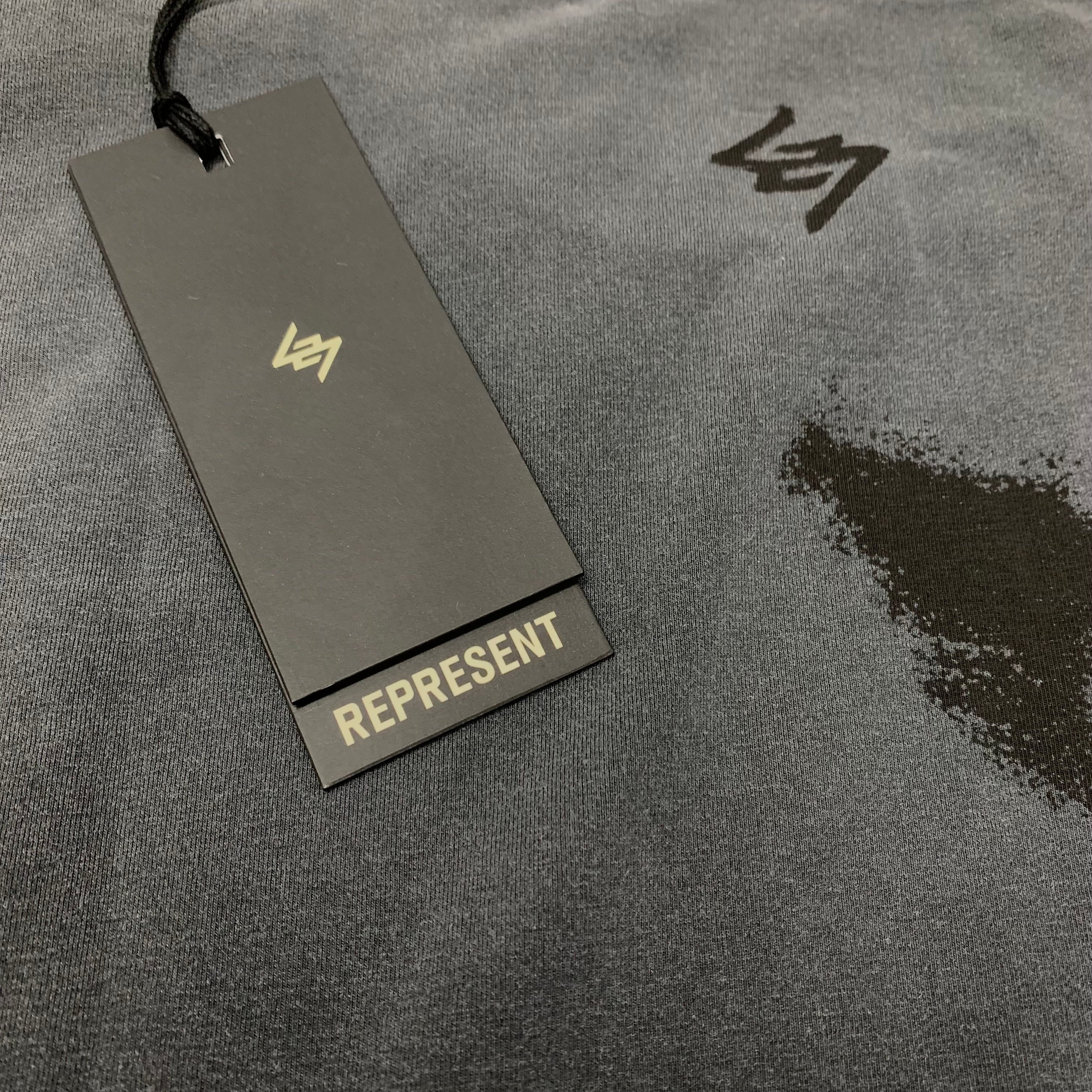 Represent XS Tank 247 Motion Oversized Aged Black Tank Top